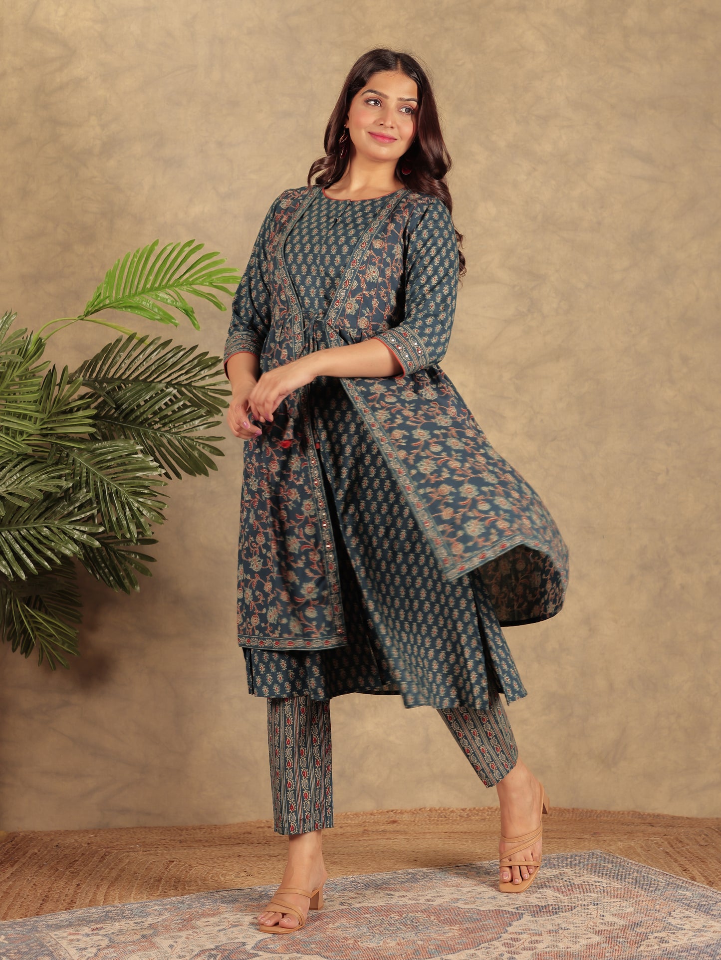 Soft Cotton Ajrakh Kurta