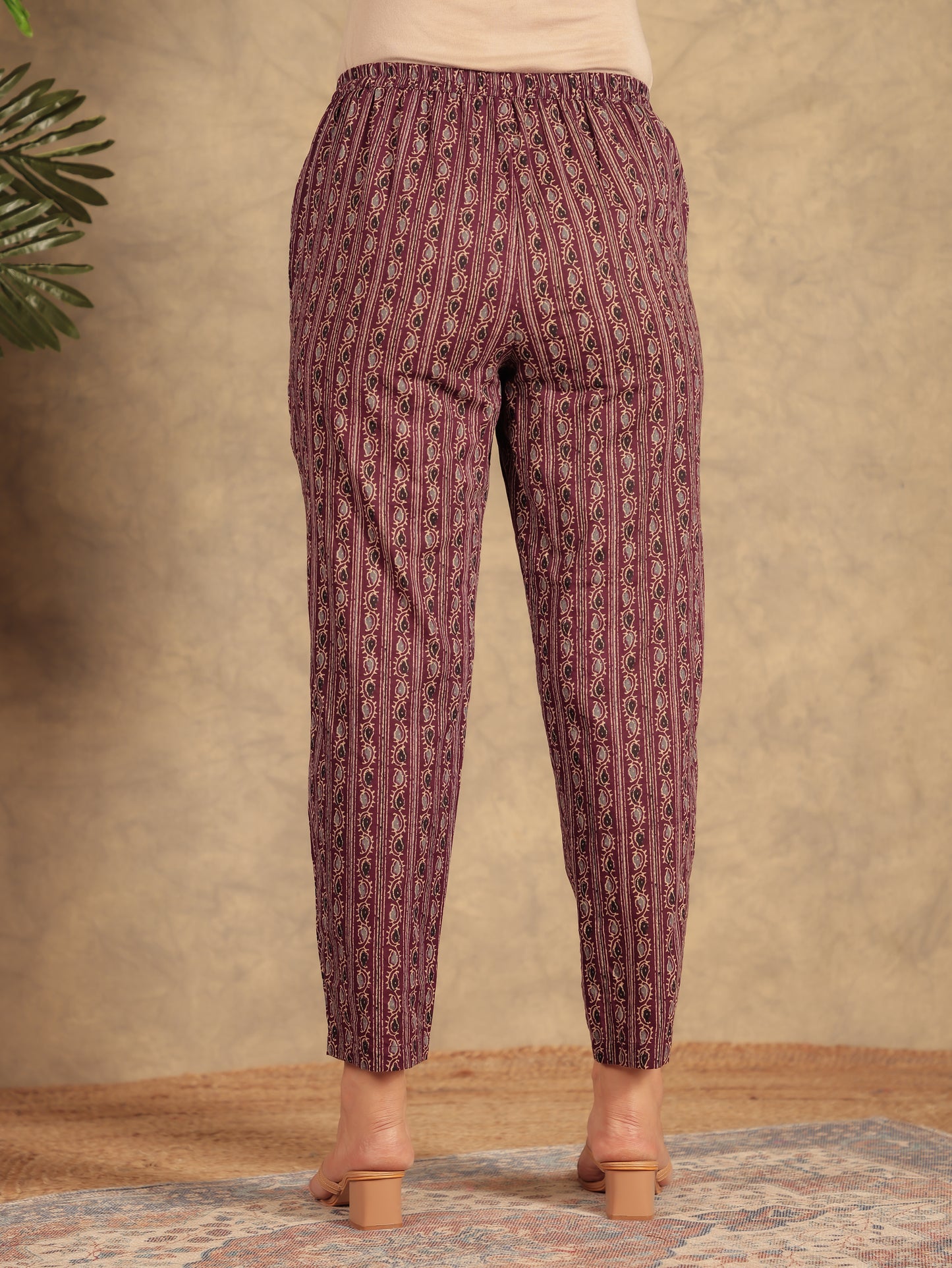 Soft Cotton Ajrakh Pant