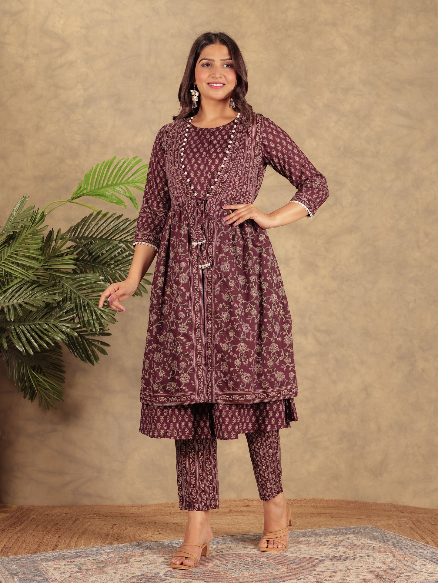 Soft Cotton Ajrakh Kurta