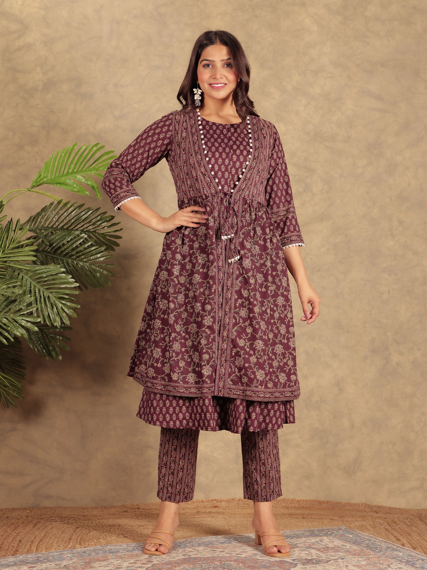 Soft Cotton Ajrakh Kurta