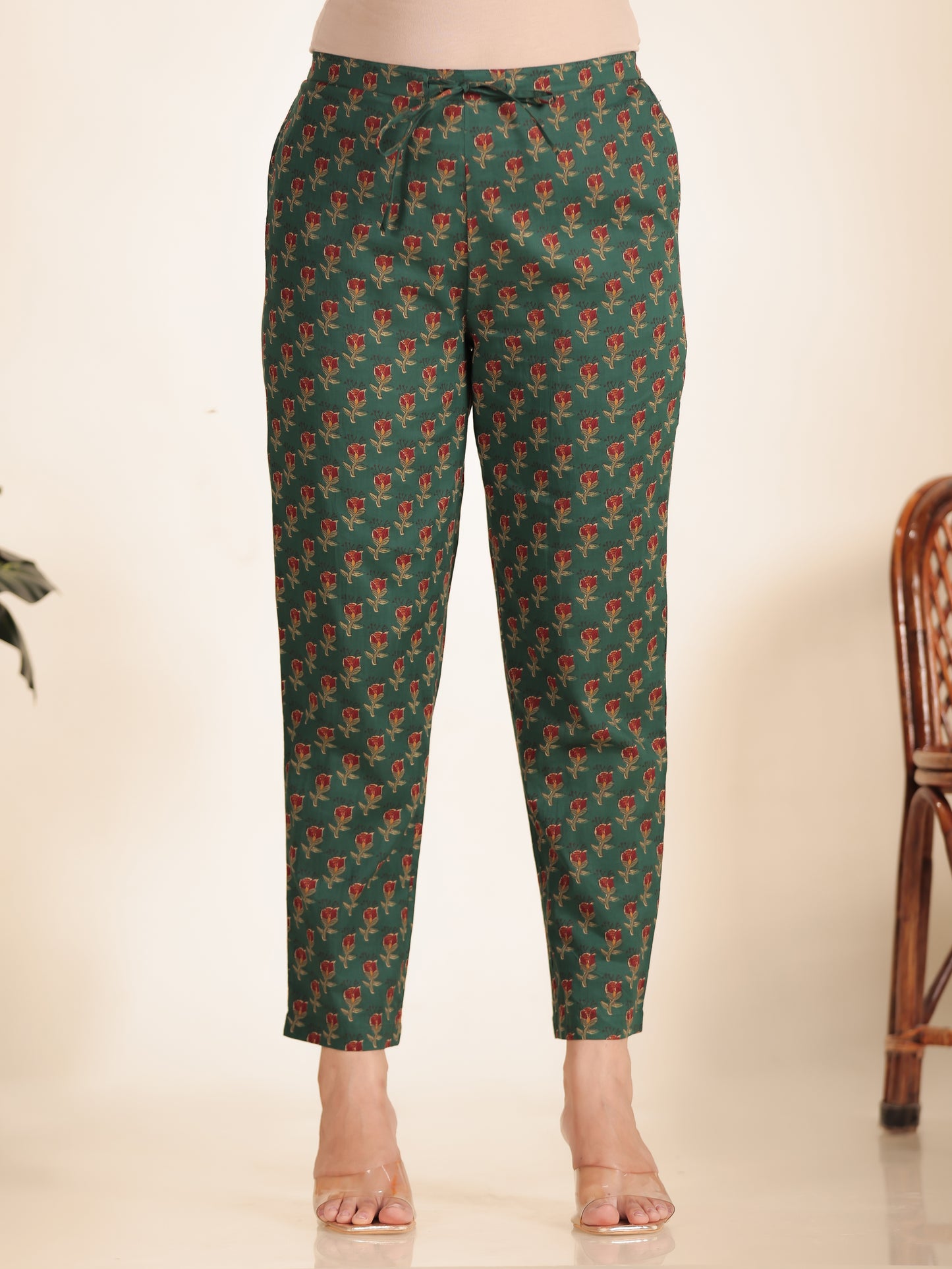 Soft Cotton Block Pant