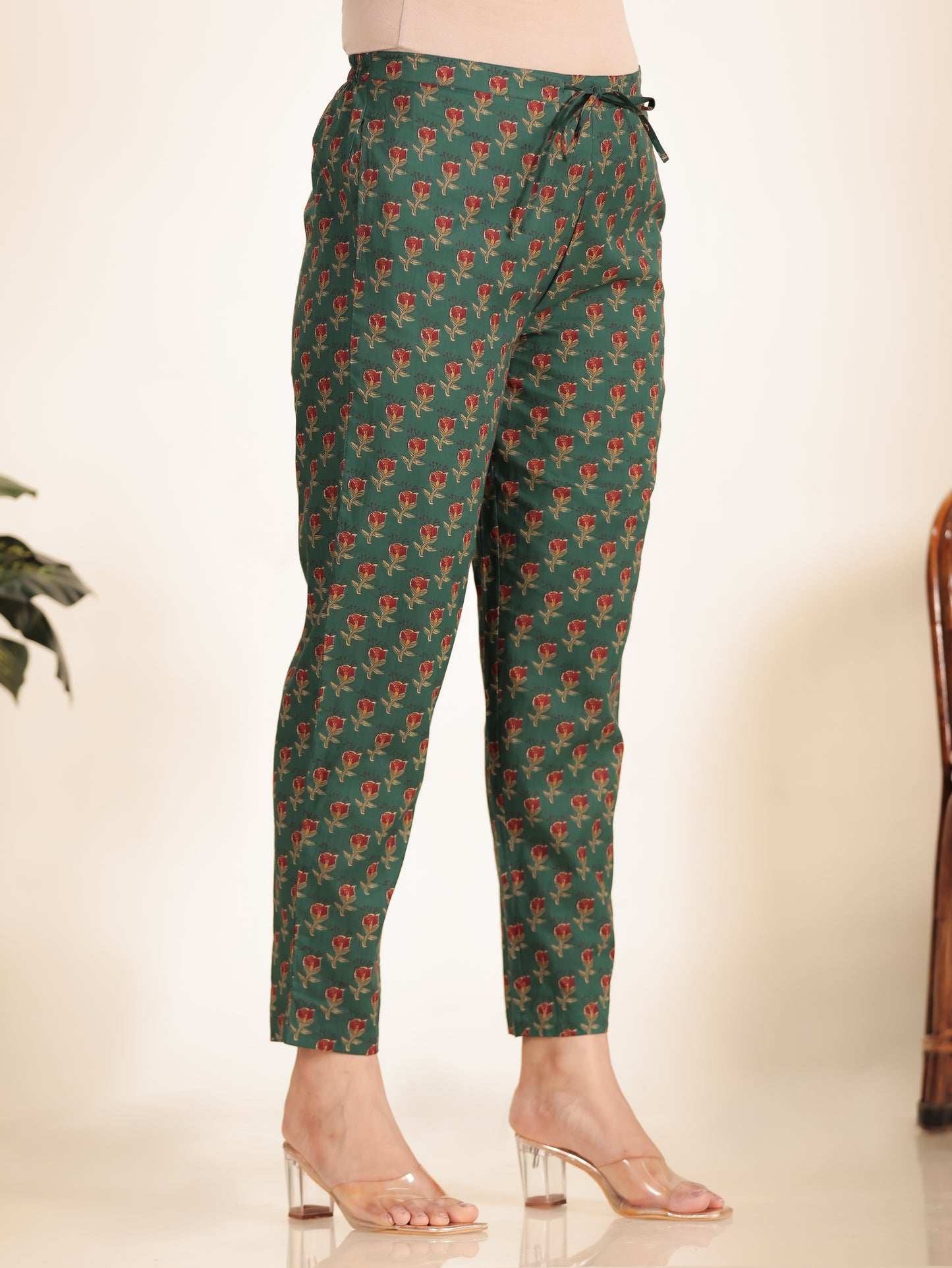 Soft Cotton Block Pant