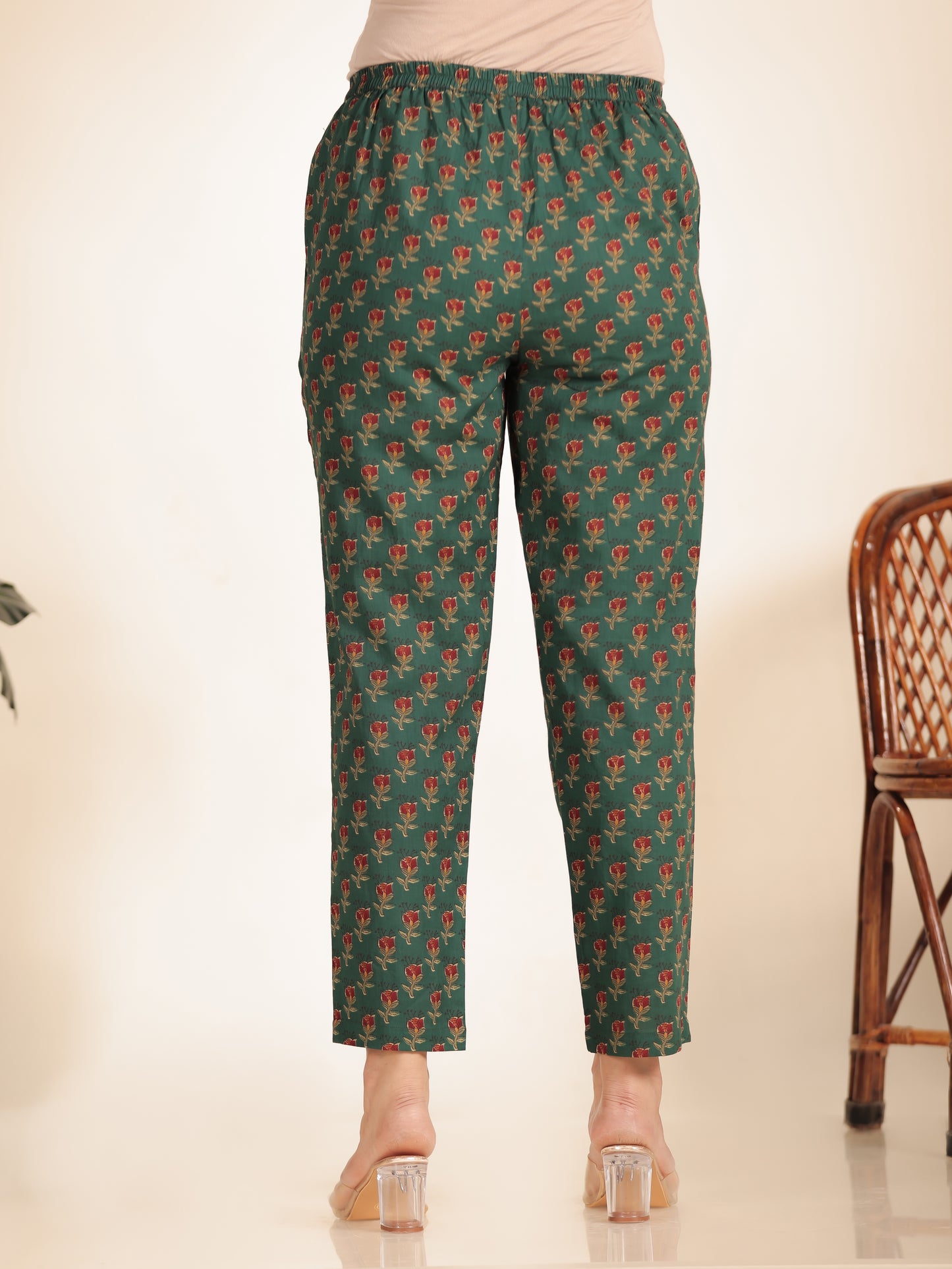 Soft Cotton Block Pant