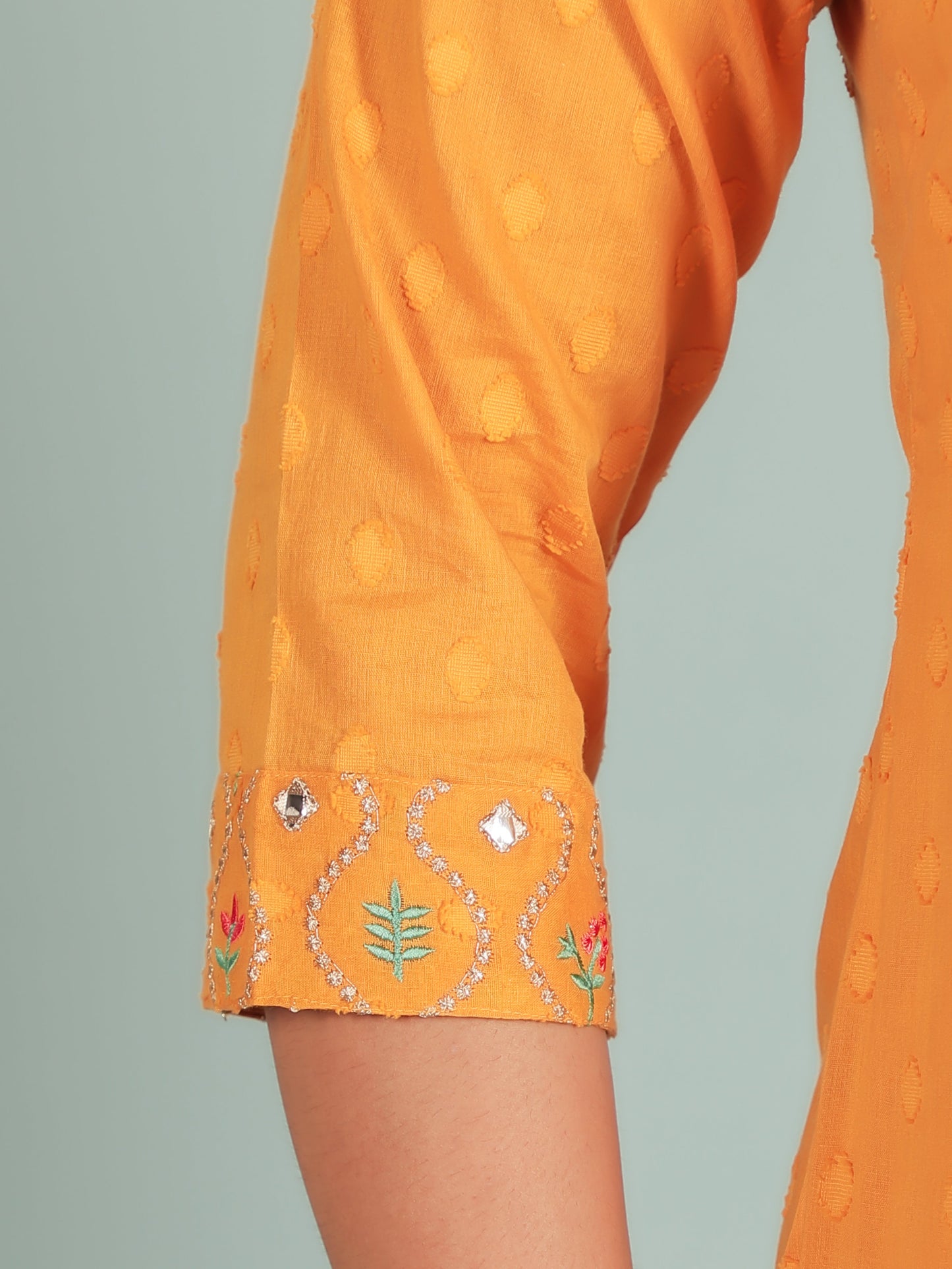Soft Cotton Solid Straight Yellow Kurta