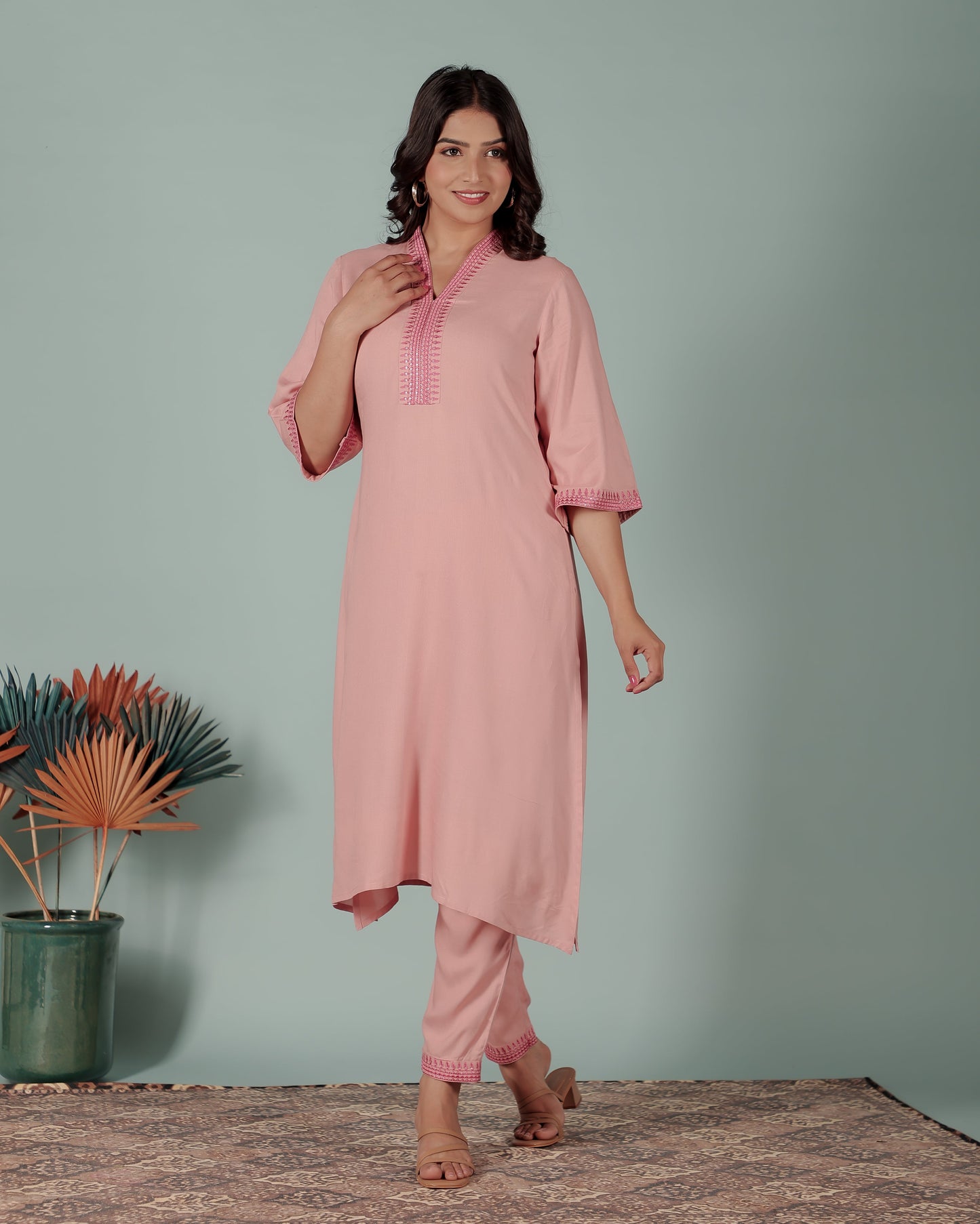 Rayon Solid Kurta