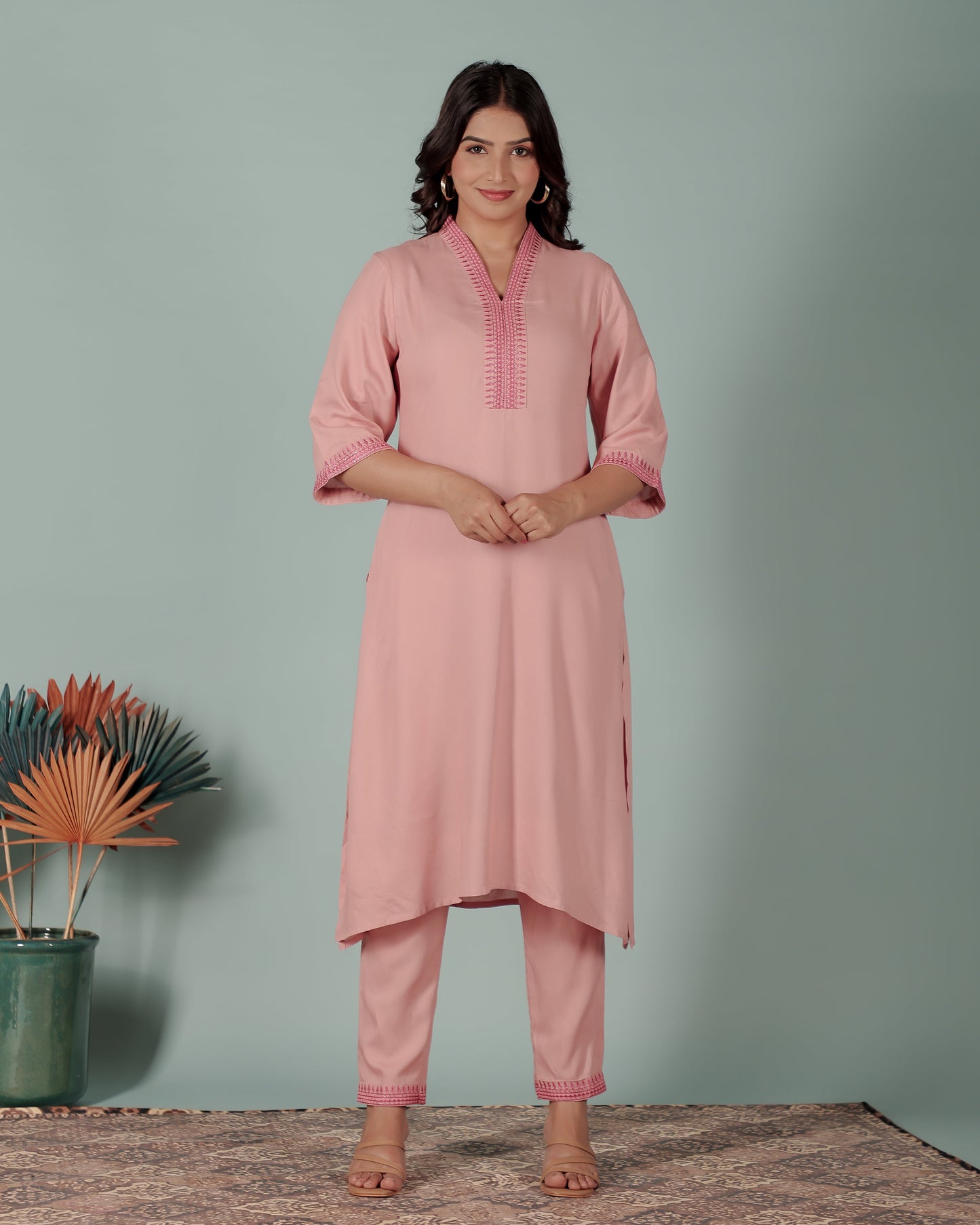 Rayon Solid Kurta