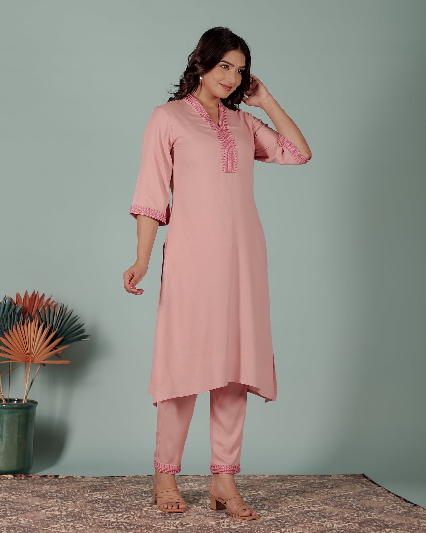 Rayon Solid Kurta