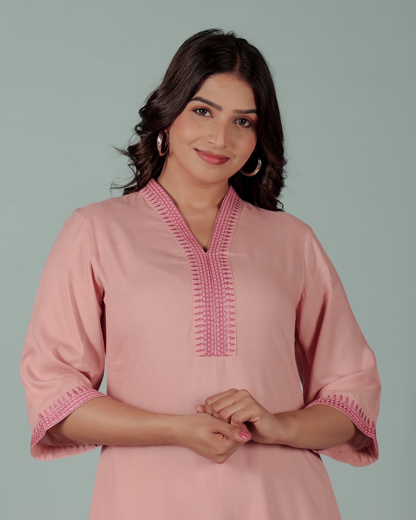 Rayon Solid Kurta