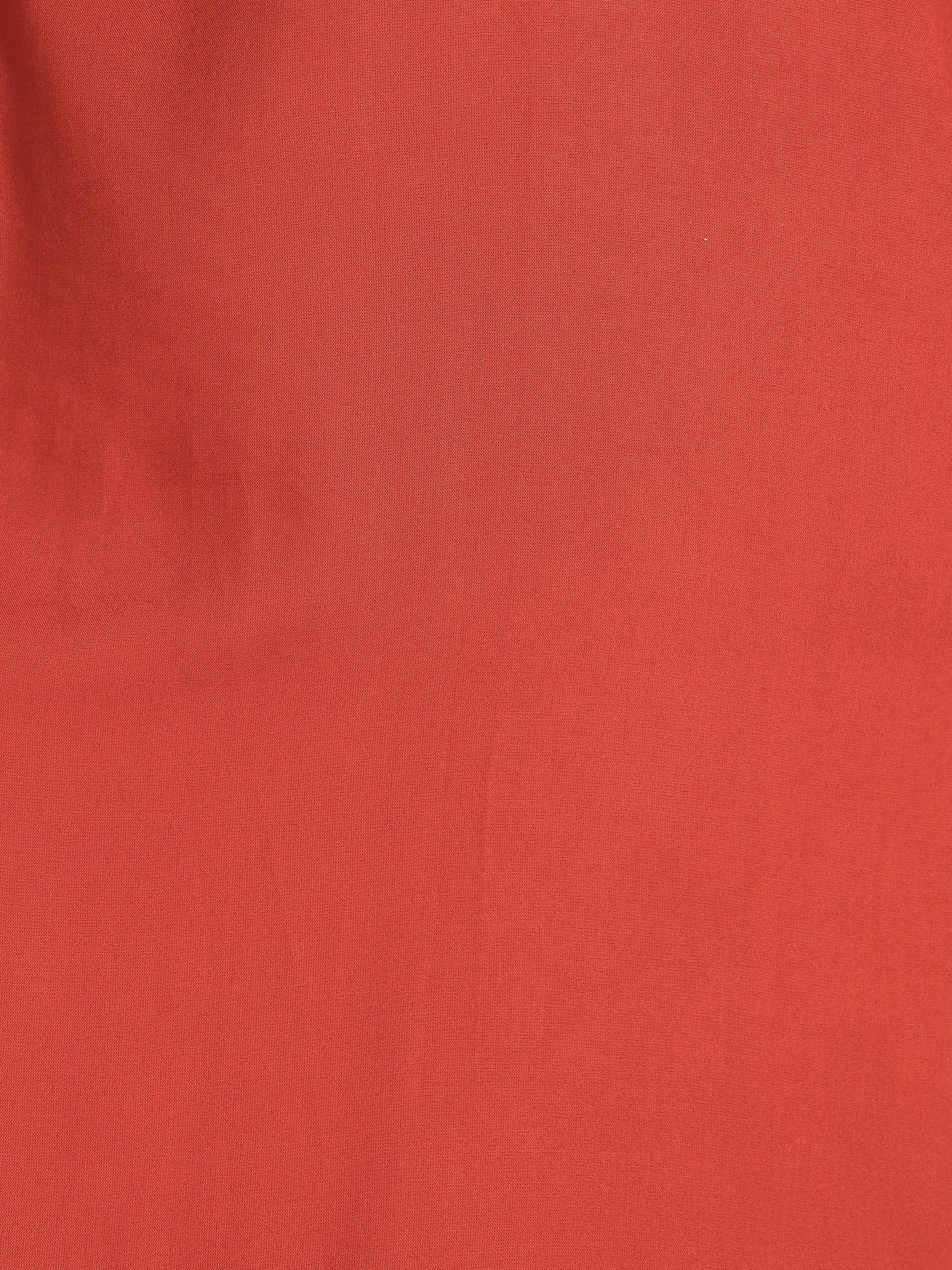 Viscose Solid Straight Orange Kurta