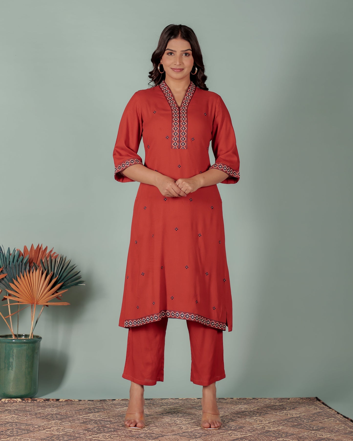 Viscose Solid Kurta