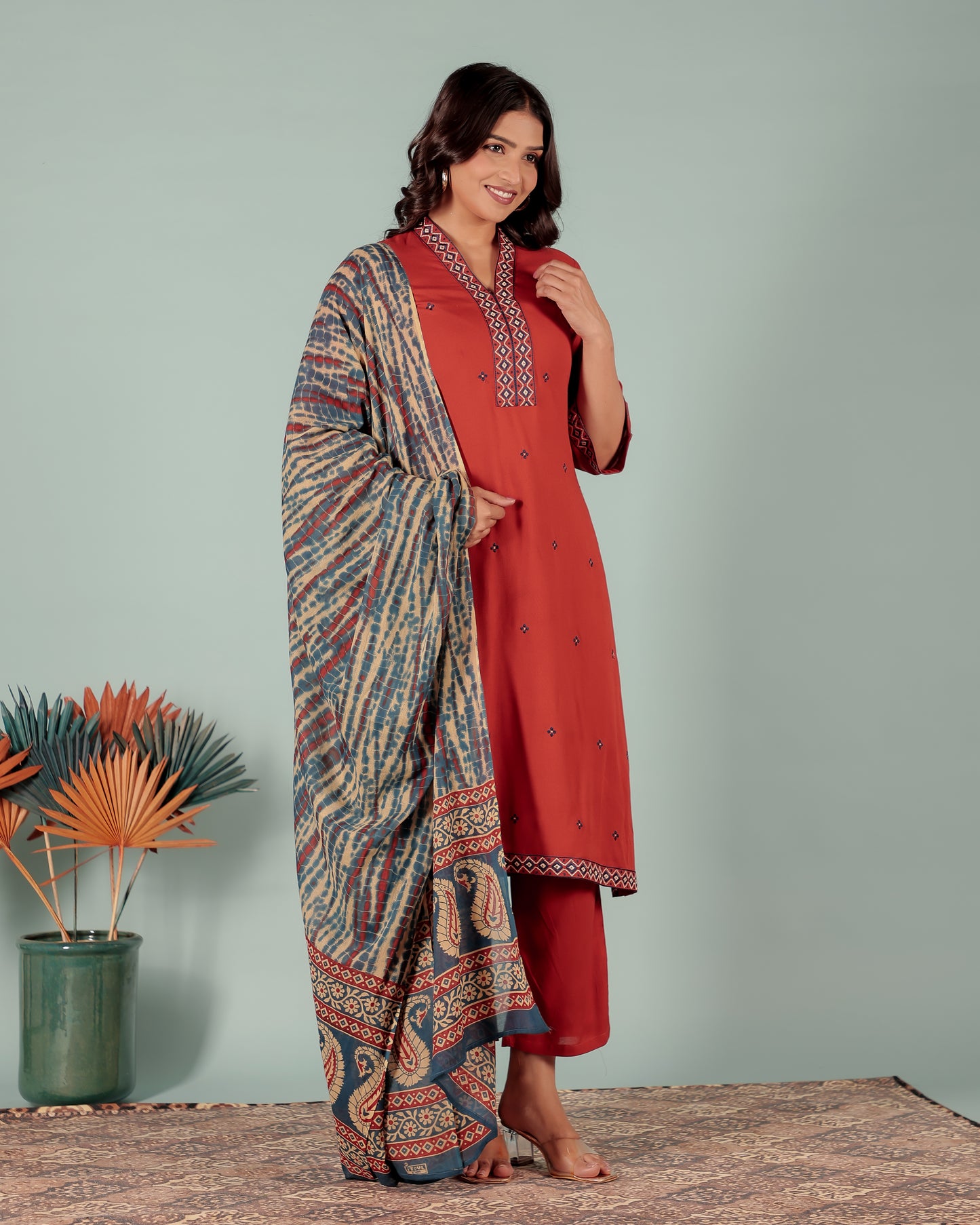 Viscose Solid Kurta