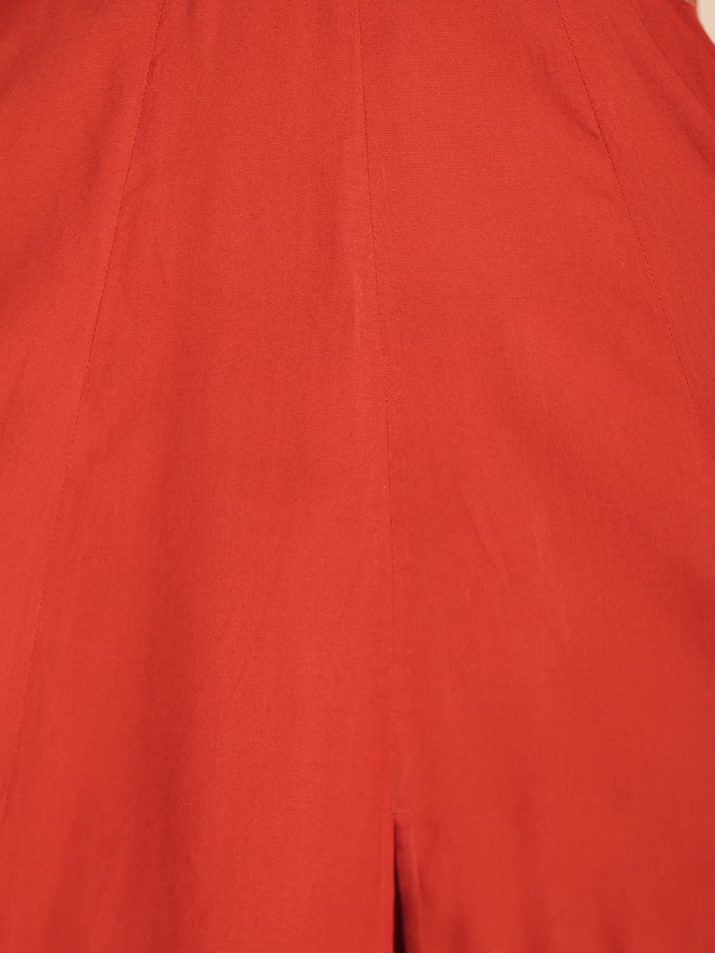 Viscose Solid Anarkali Orange Kurta