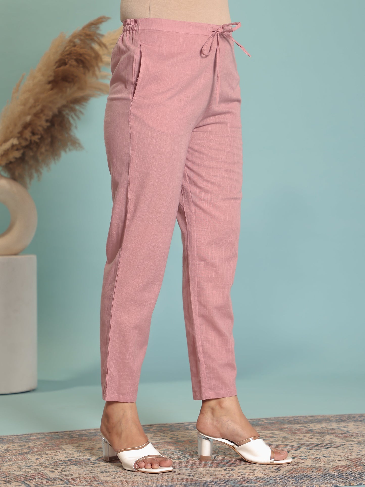 Khadi Cotton Solid Pant