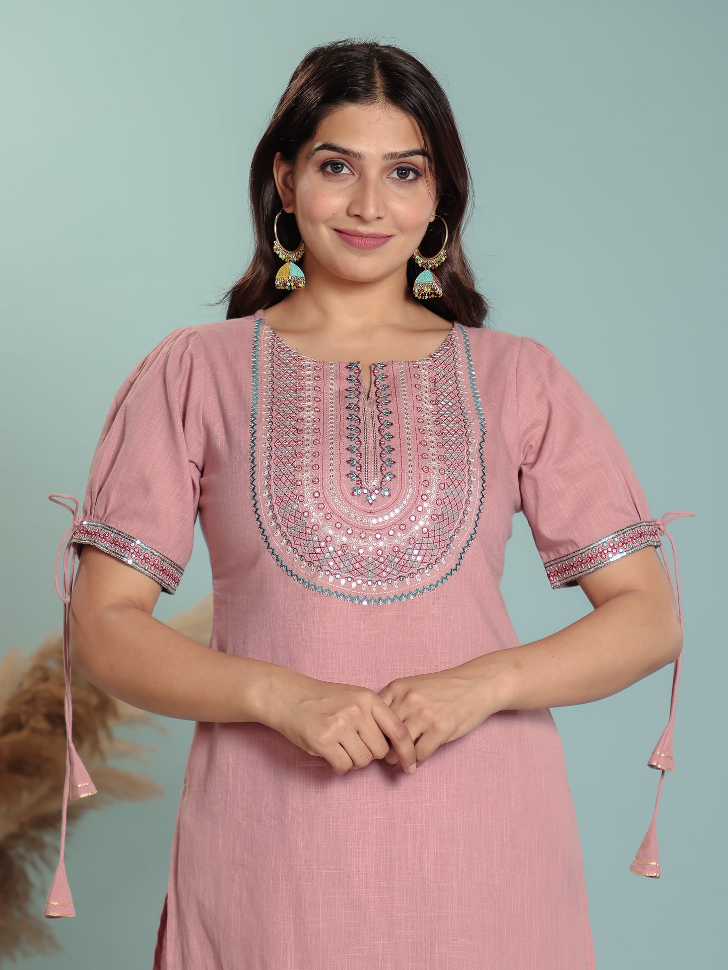 Khadi Cotton Solid Kurta