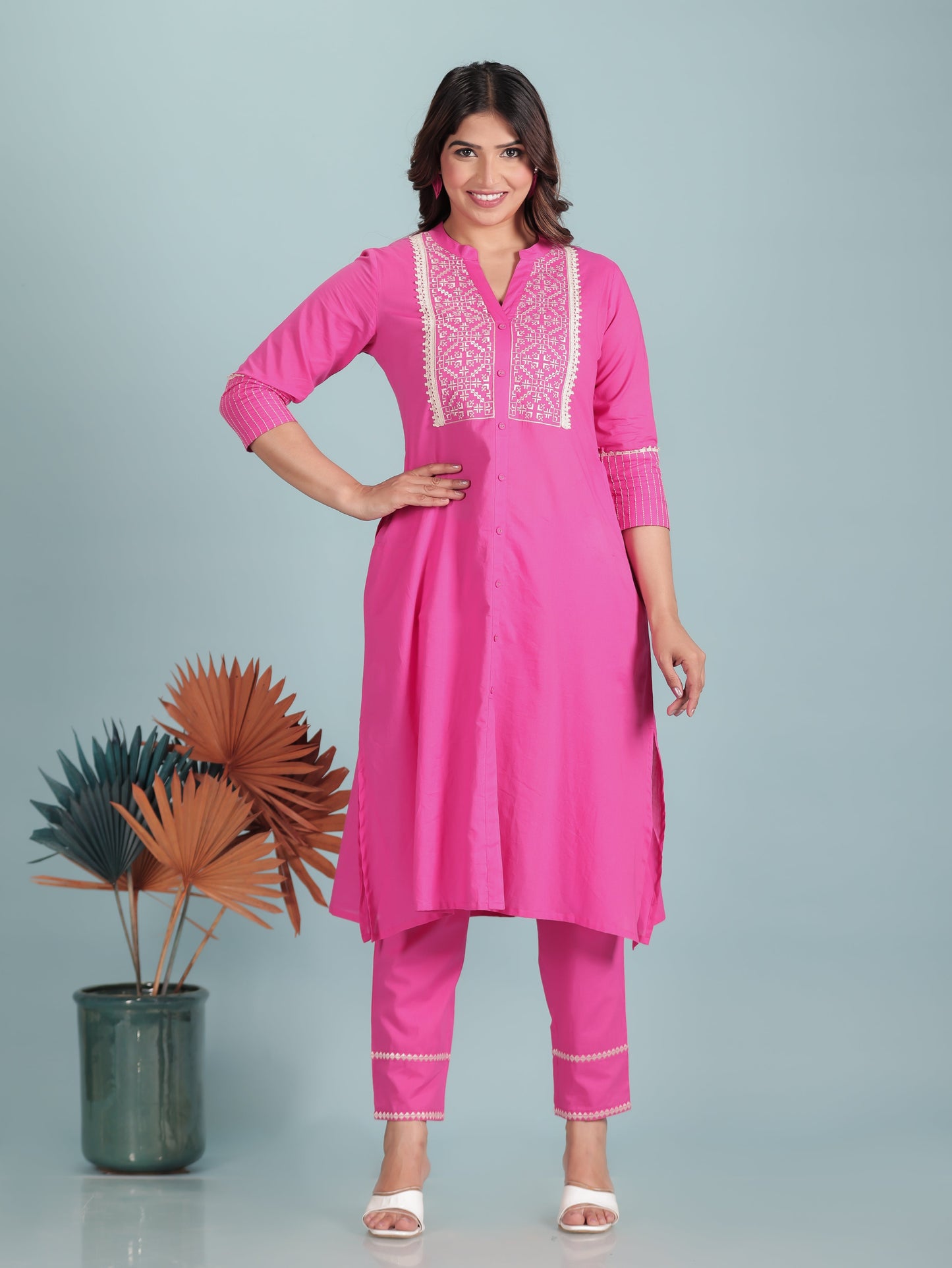 Soft Cotton Solid Kurta