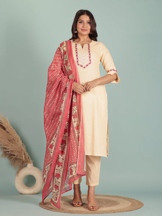 Voile Cotton Tribal Dupatta