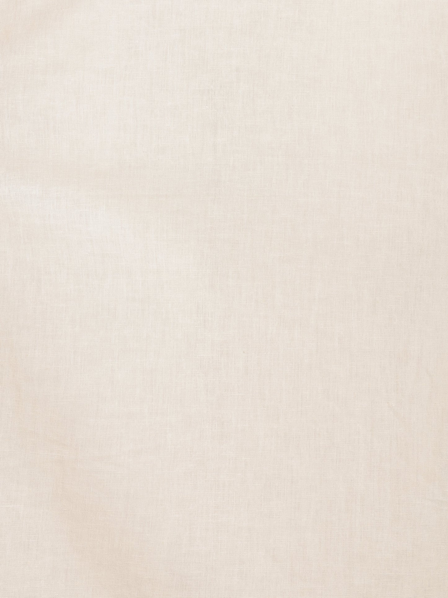 Linen Cotton Solid Straight White Kurta