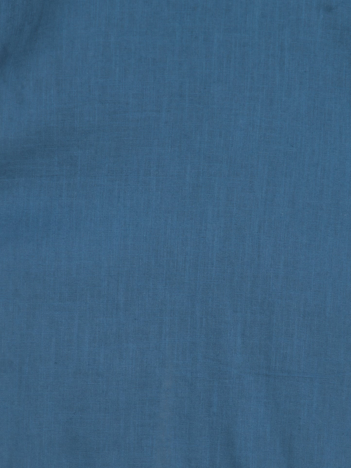 Natural Cotton Solid Straight Blue Kurta