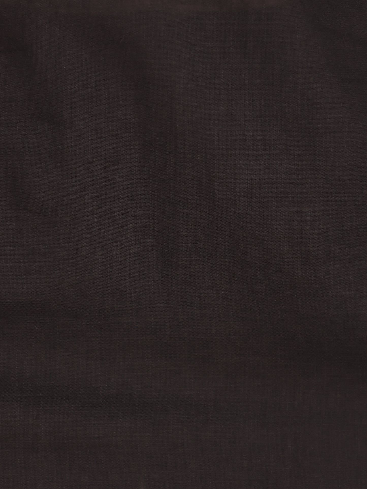 Natural Cotton Solid Straight Black Kurta