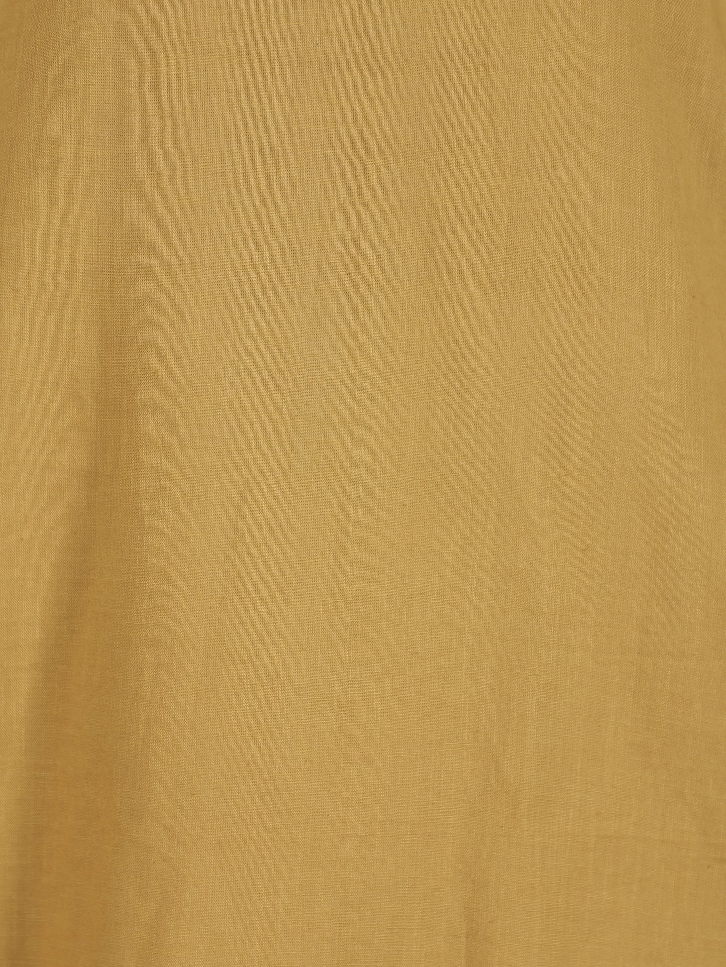 Natural Cotton Solid Straight Yellow Kurti