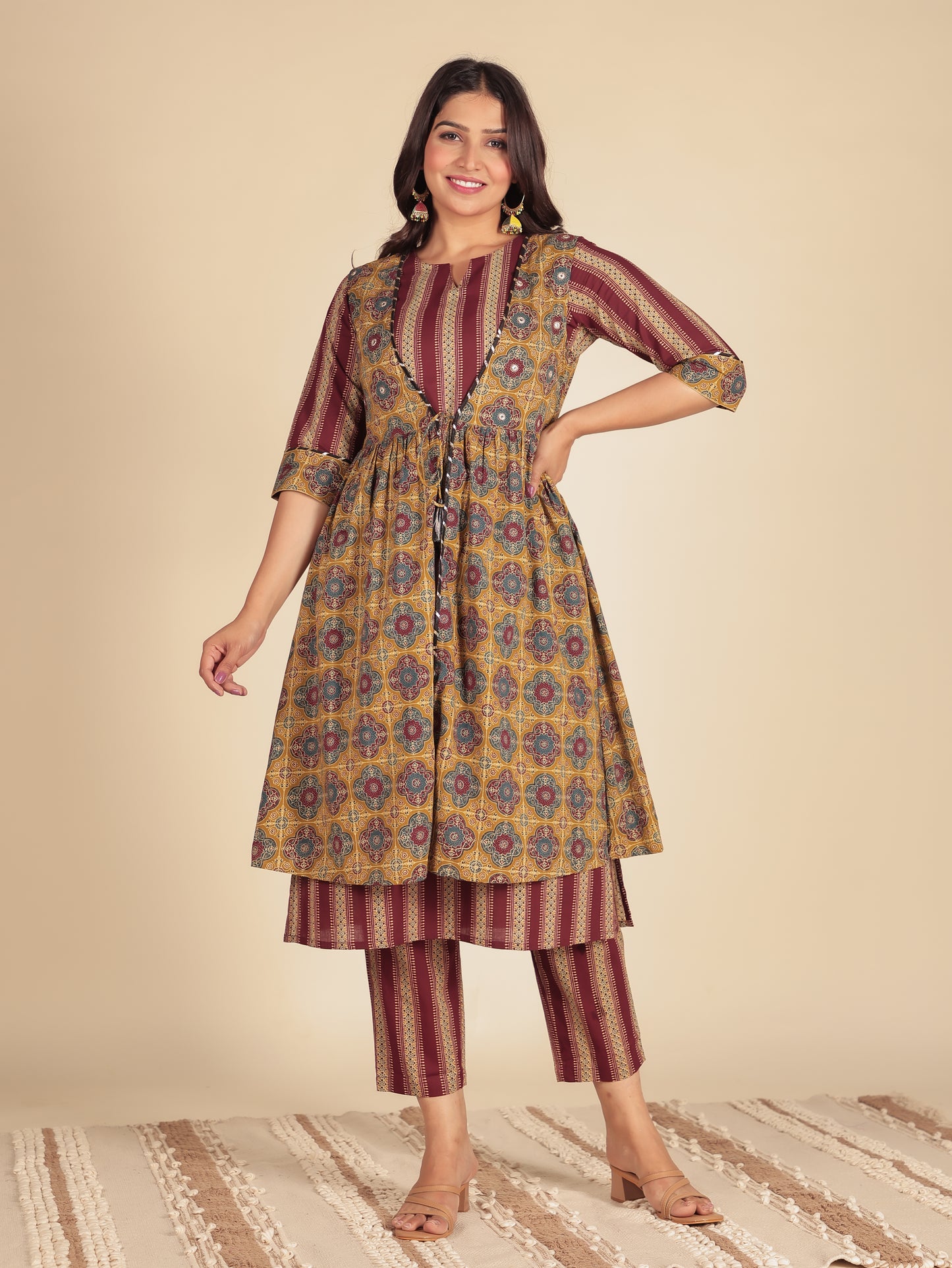 Soft Cotton Striped Kurta