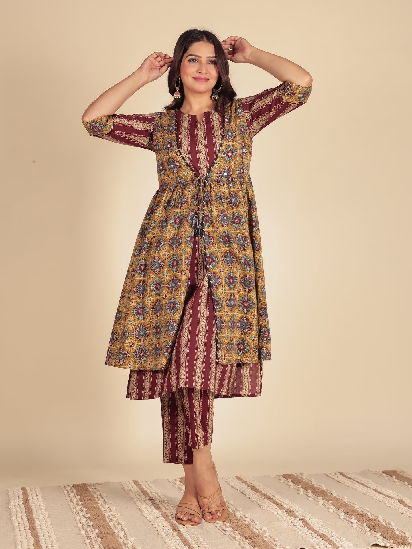 Soft Cotton Striped Kurta