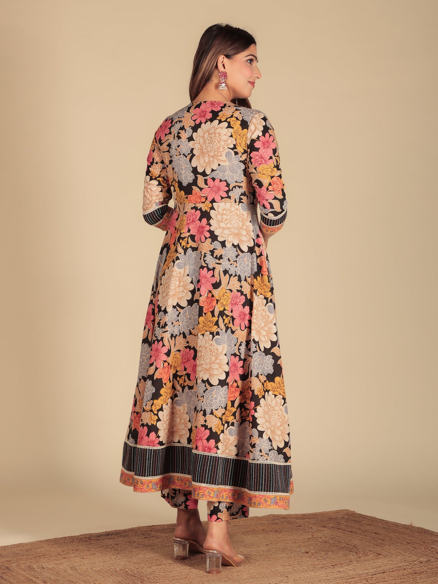 Soft Cotton Floral Kurta