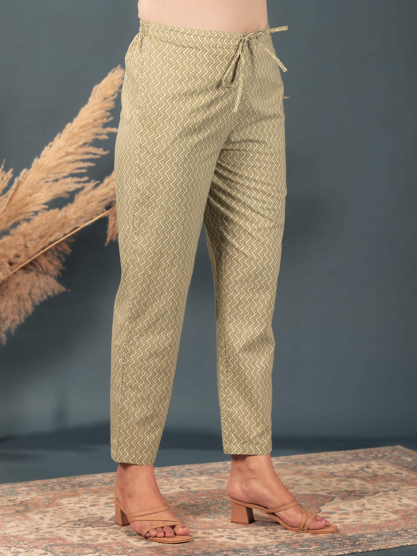 Soft Cotton Chevron Pant