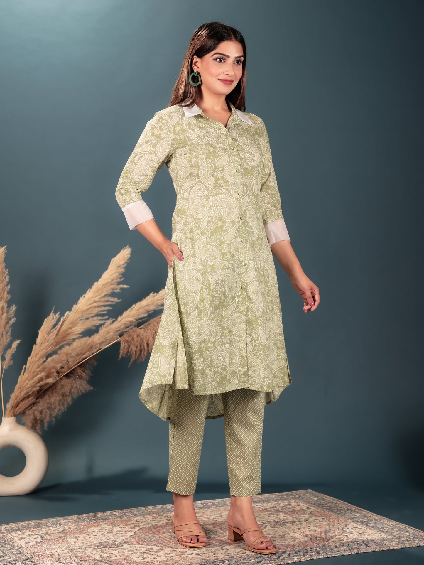 Soft Cotton Paisley Kurta