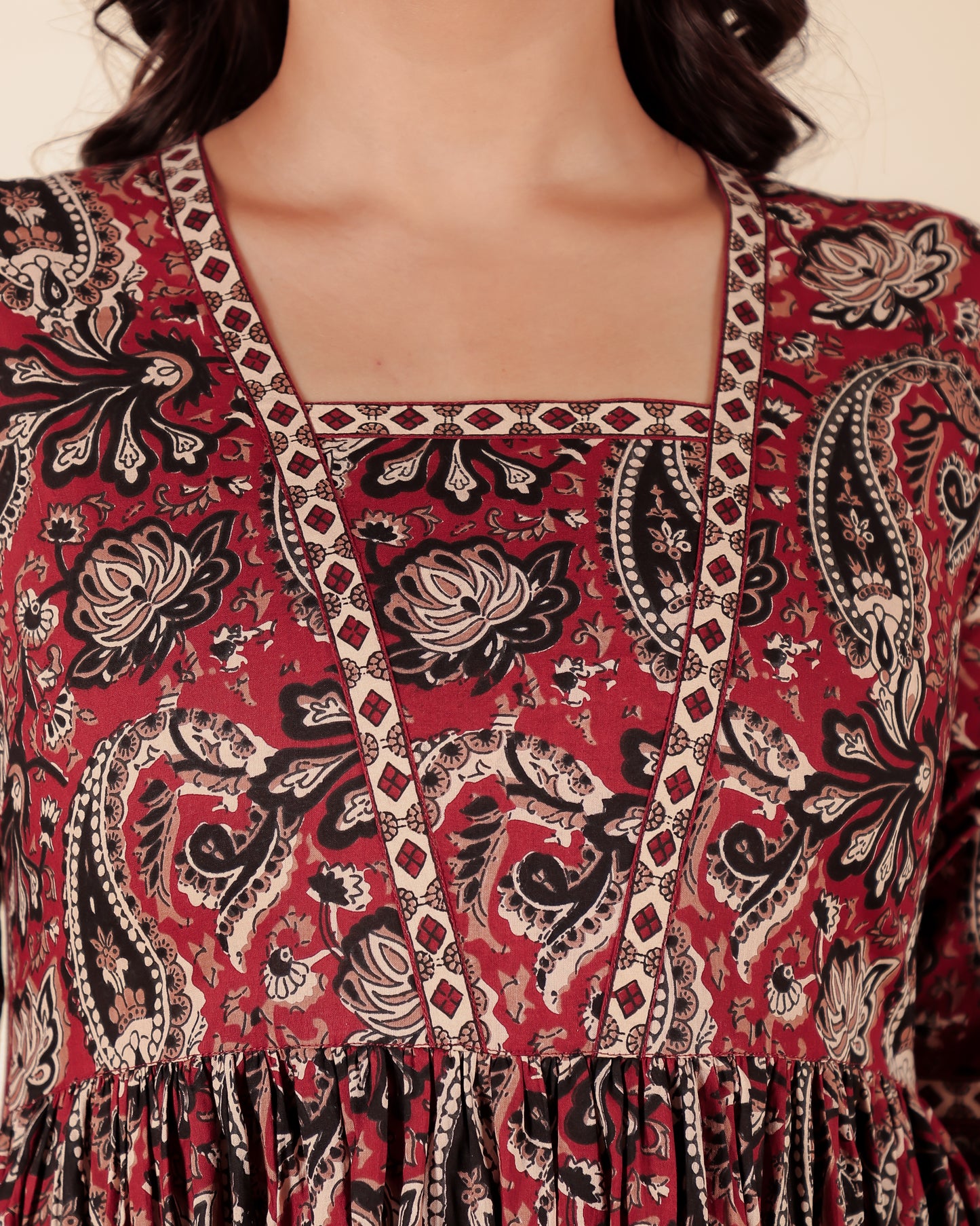 Soft Cotton Paisley Kurta