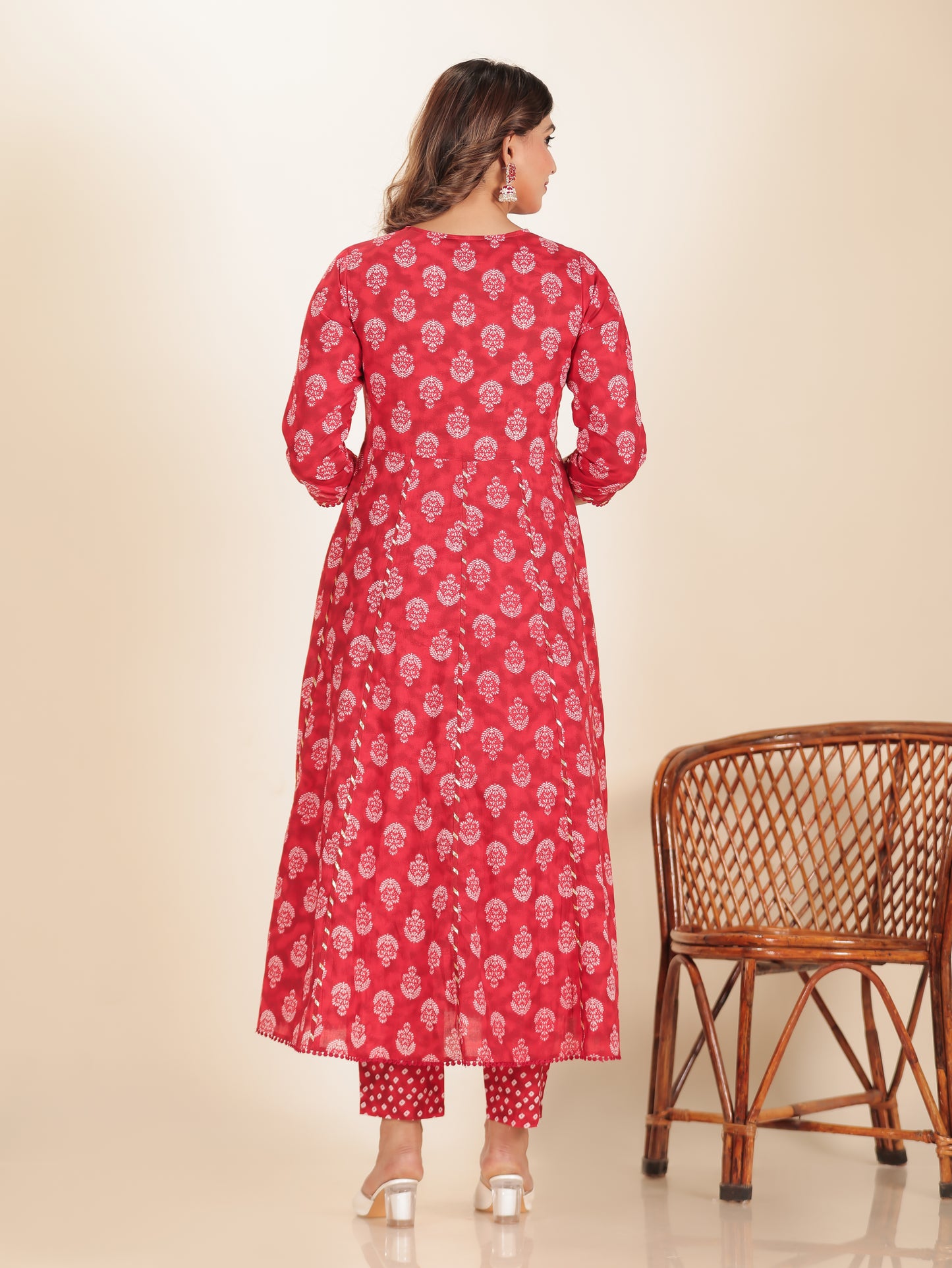 Soft Cotton Floral Kurta