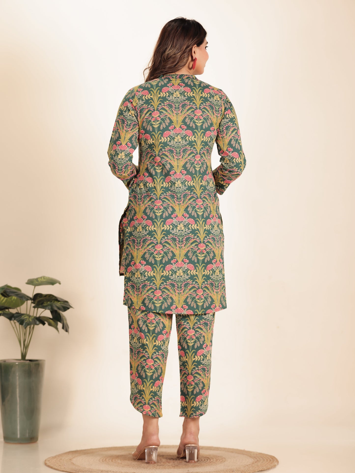 Soft Cotton Floral Kurta