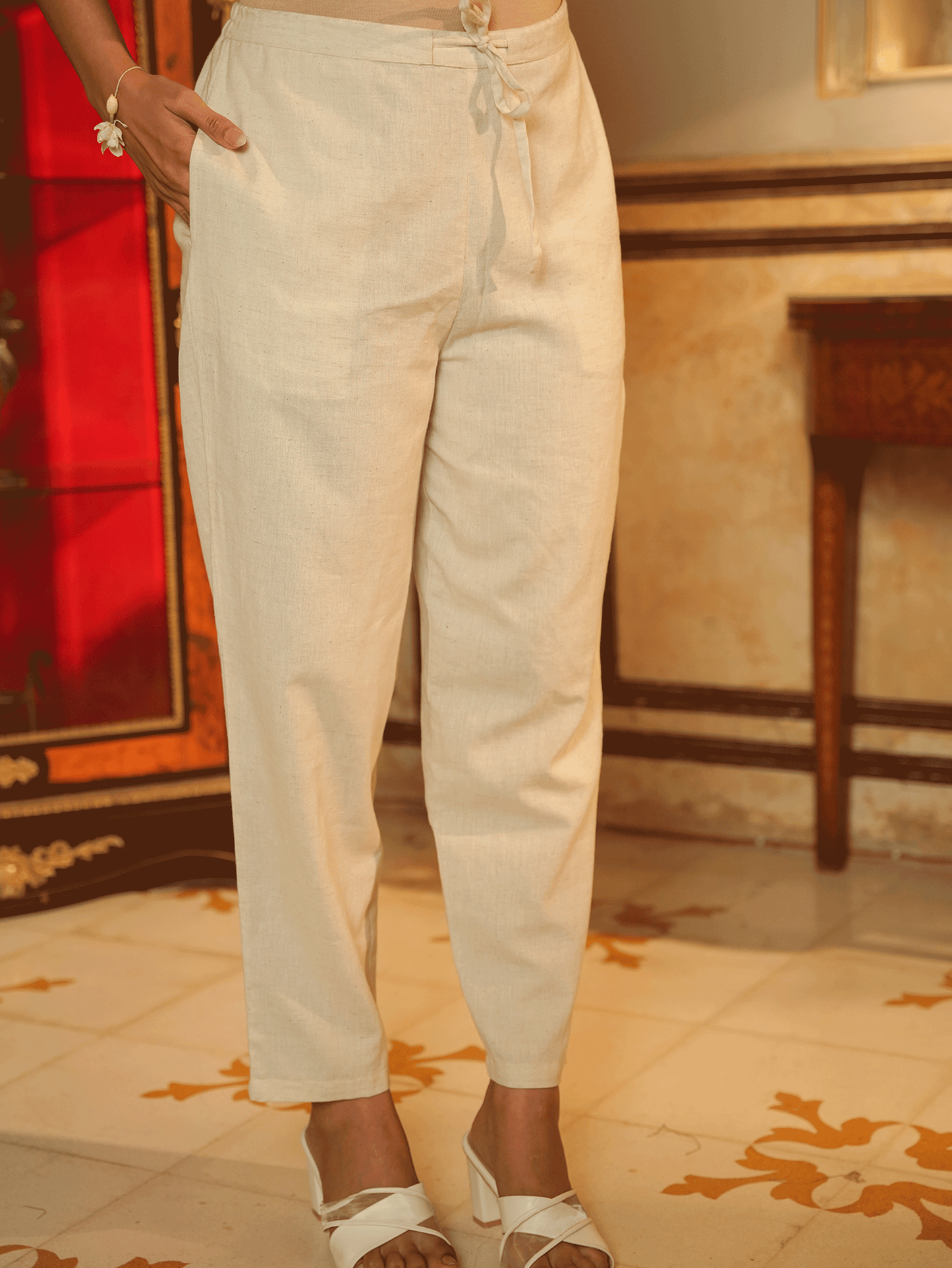 Embroidered Soft Cotton Floral Straight Indigo blue Kurta