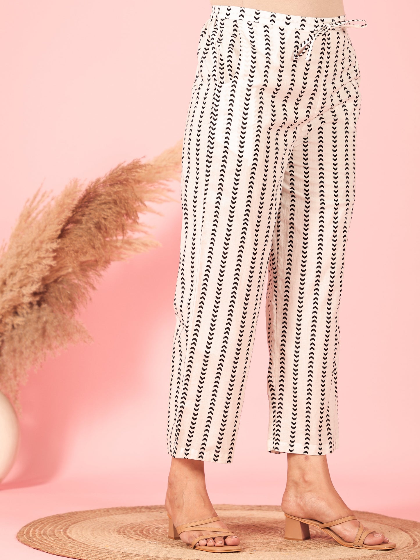 Soft Cotton Chevron Pant