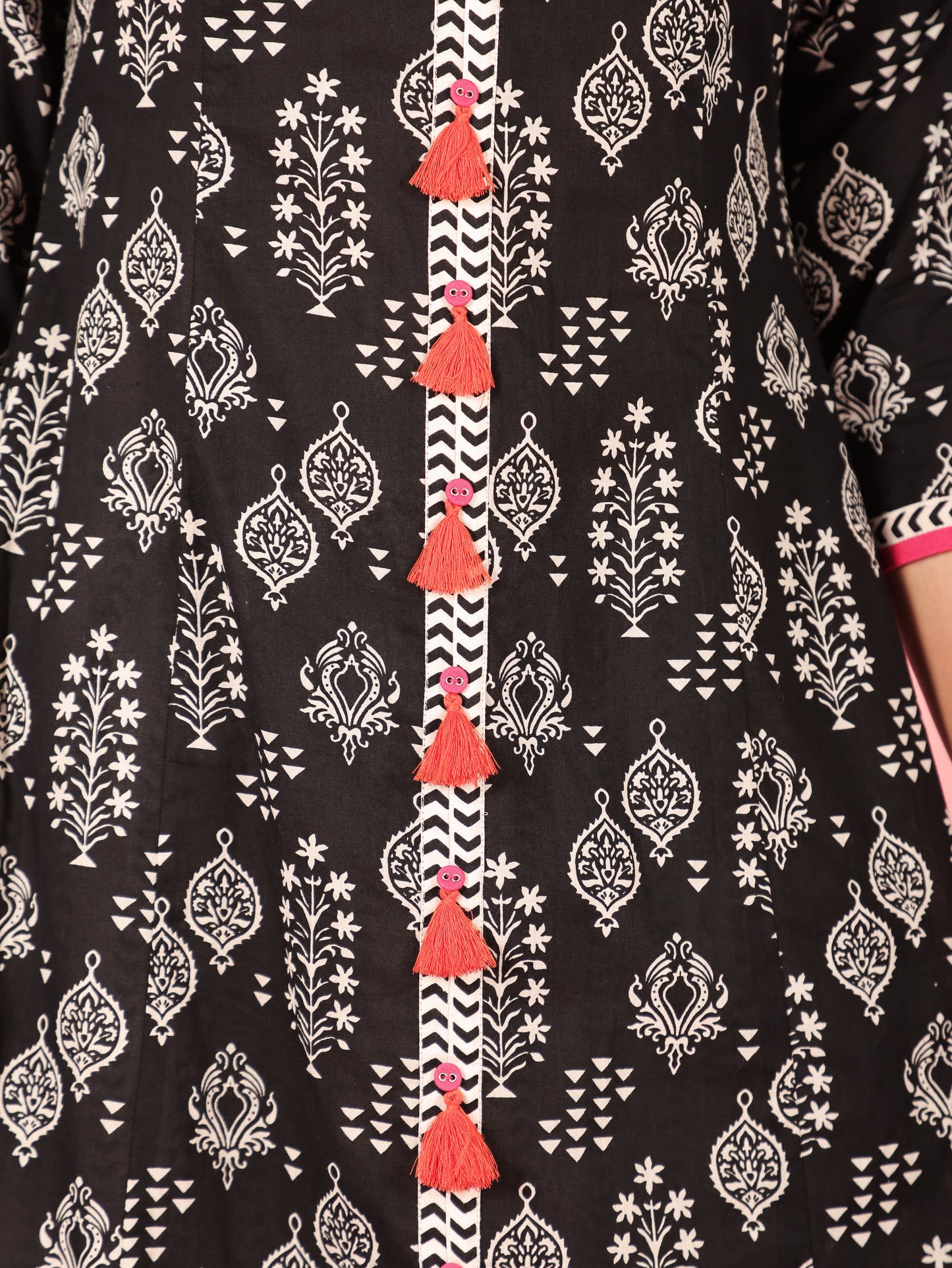 Soft Cotton Applique Kurta