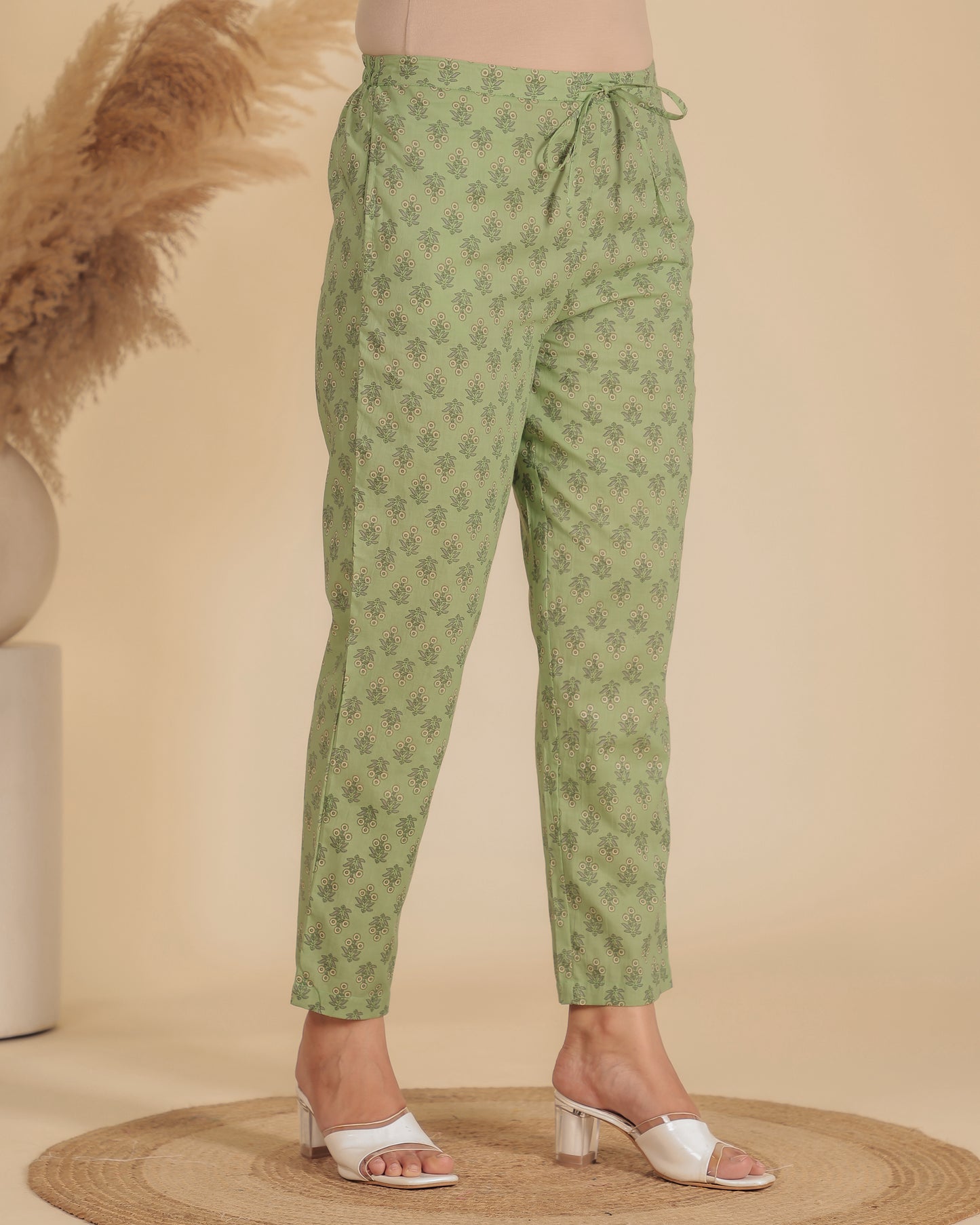 Soft Cotton Block Pant