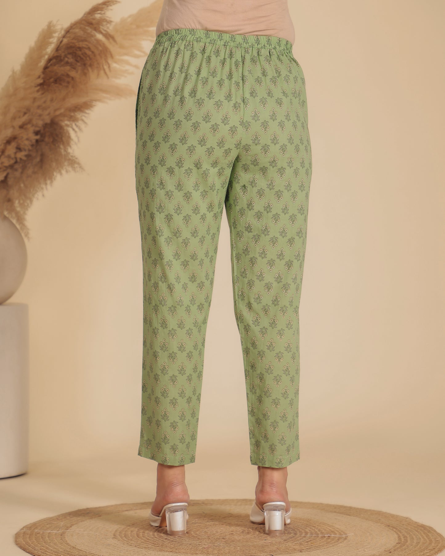 Soft Cotton Block Pant