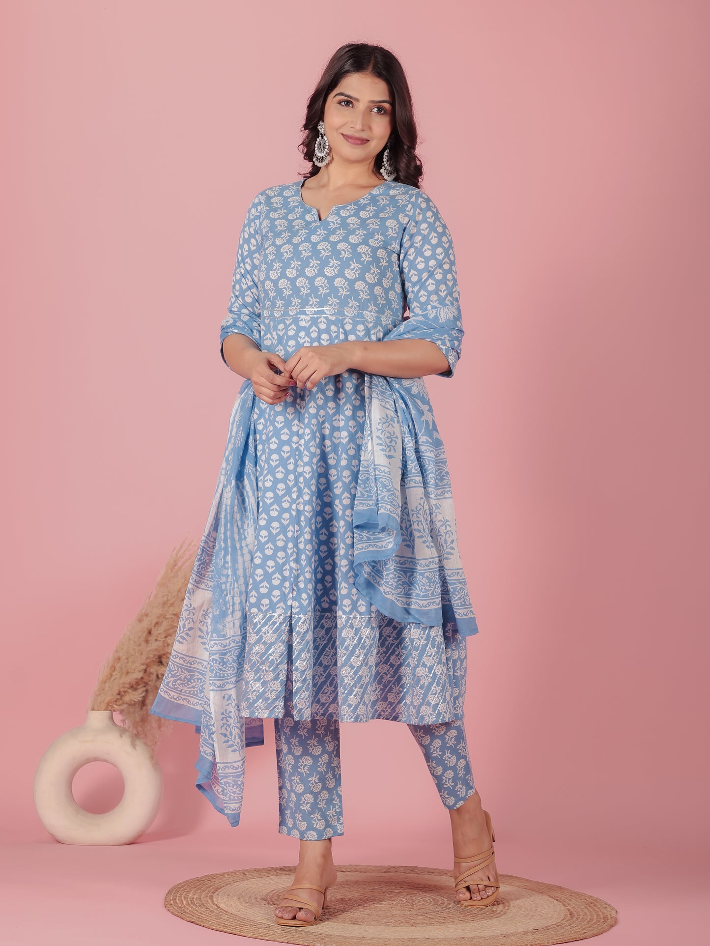 Soft Cotton Butti Kurta