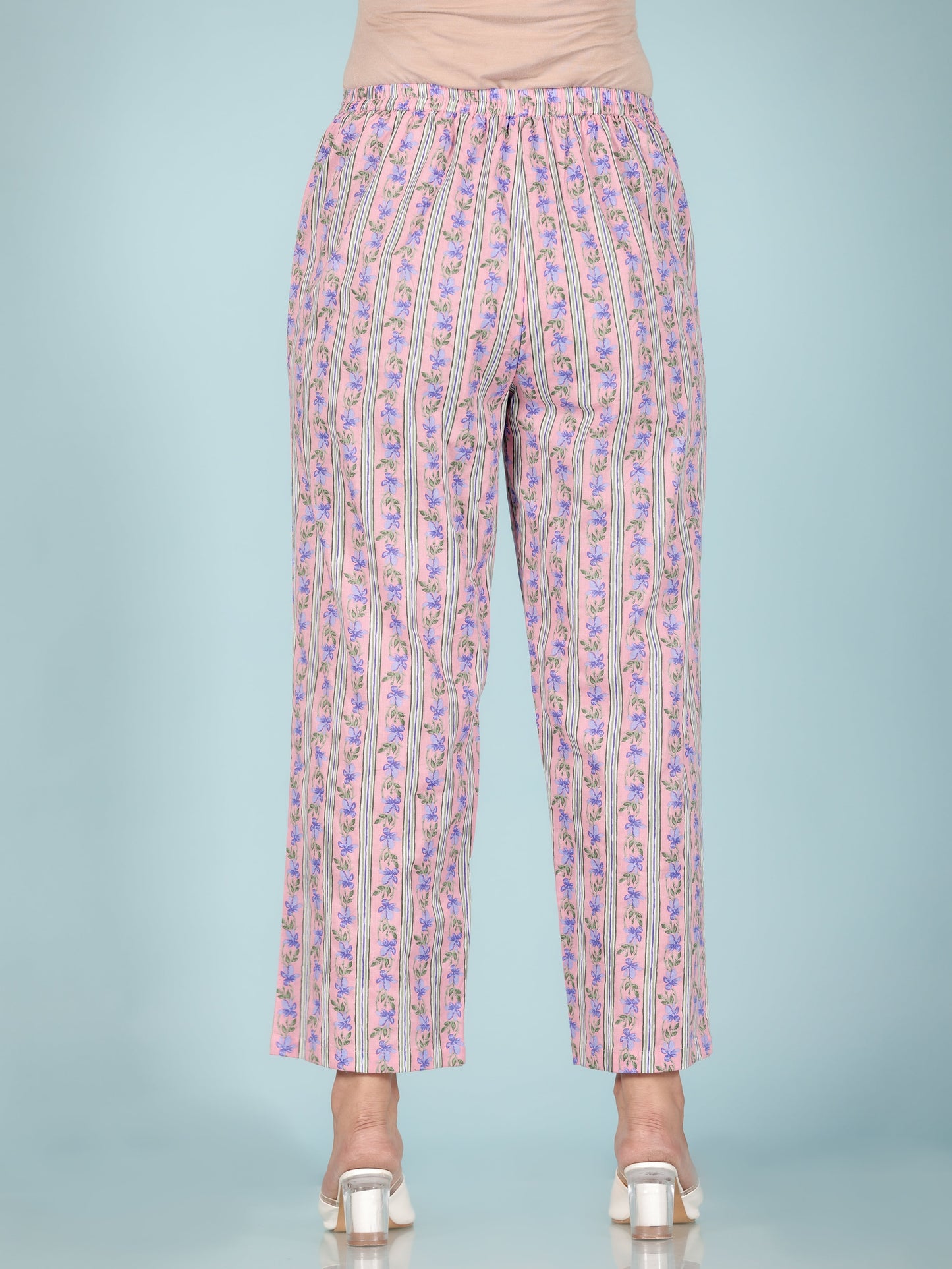 Soft Cotton Striped Pant