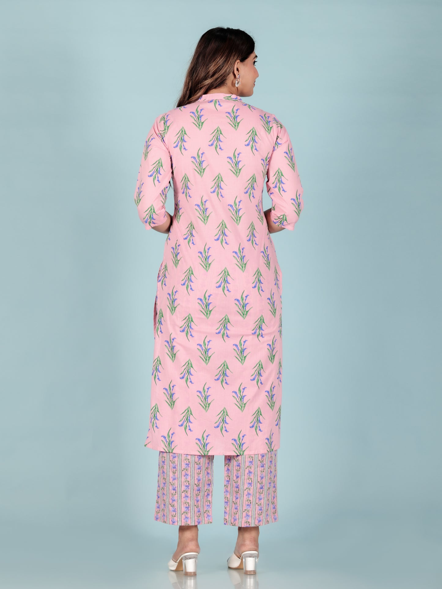 Soft Cotton Foliage Kurta