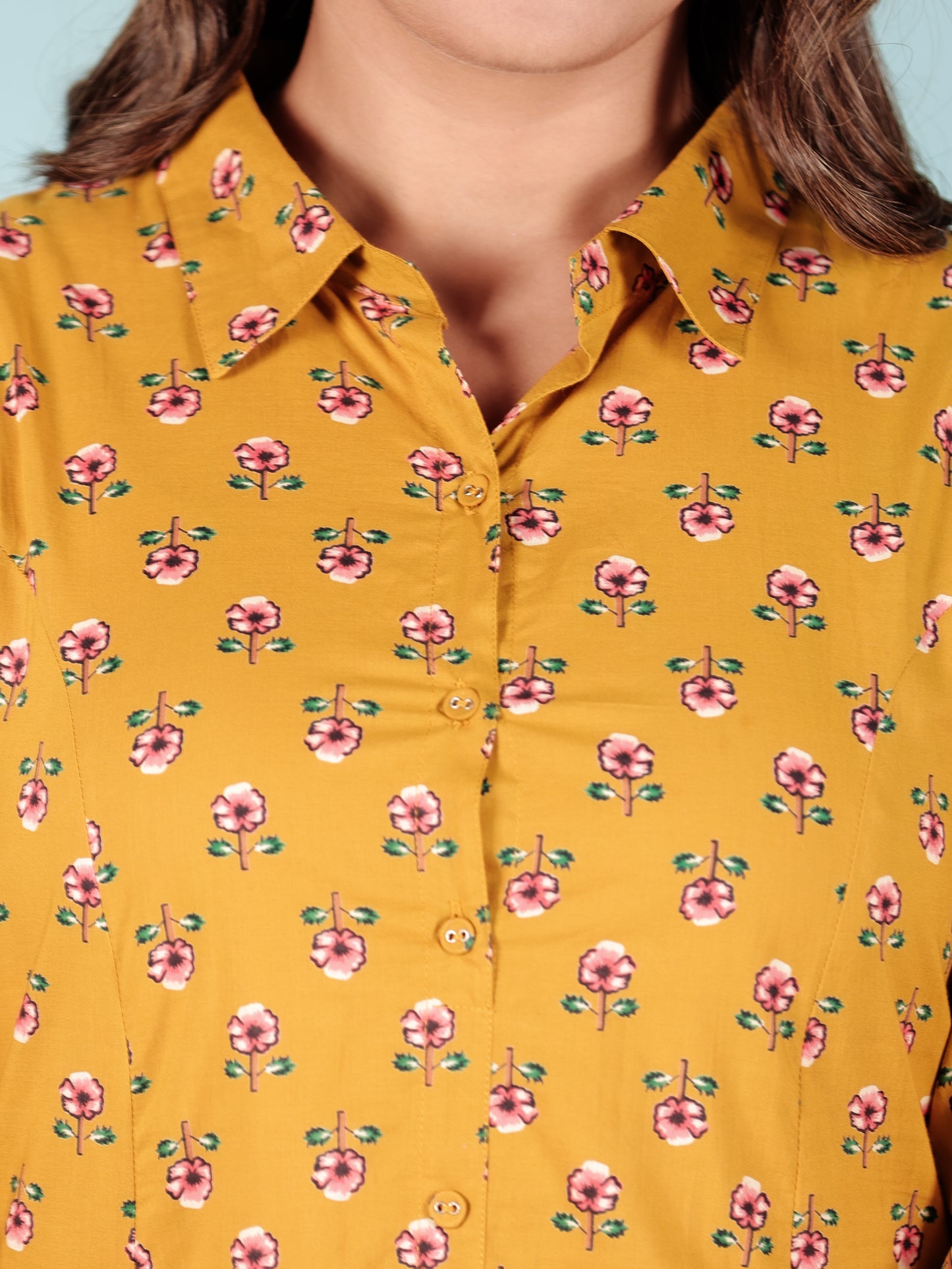 Soft Cotton Floral Kurta