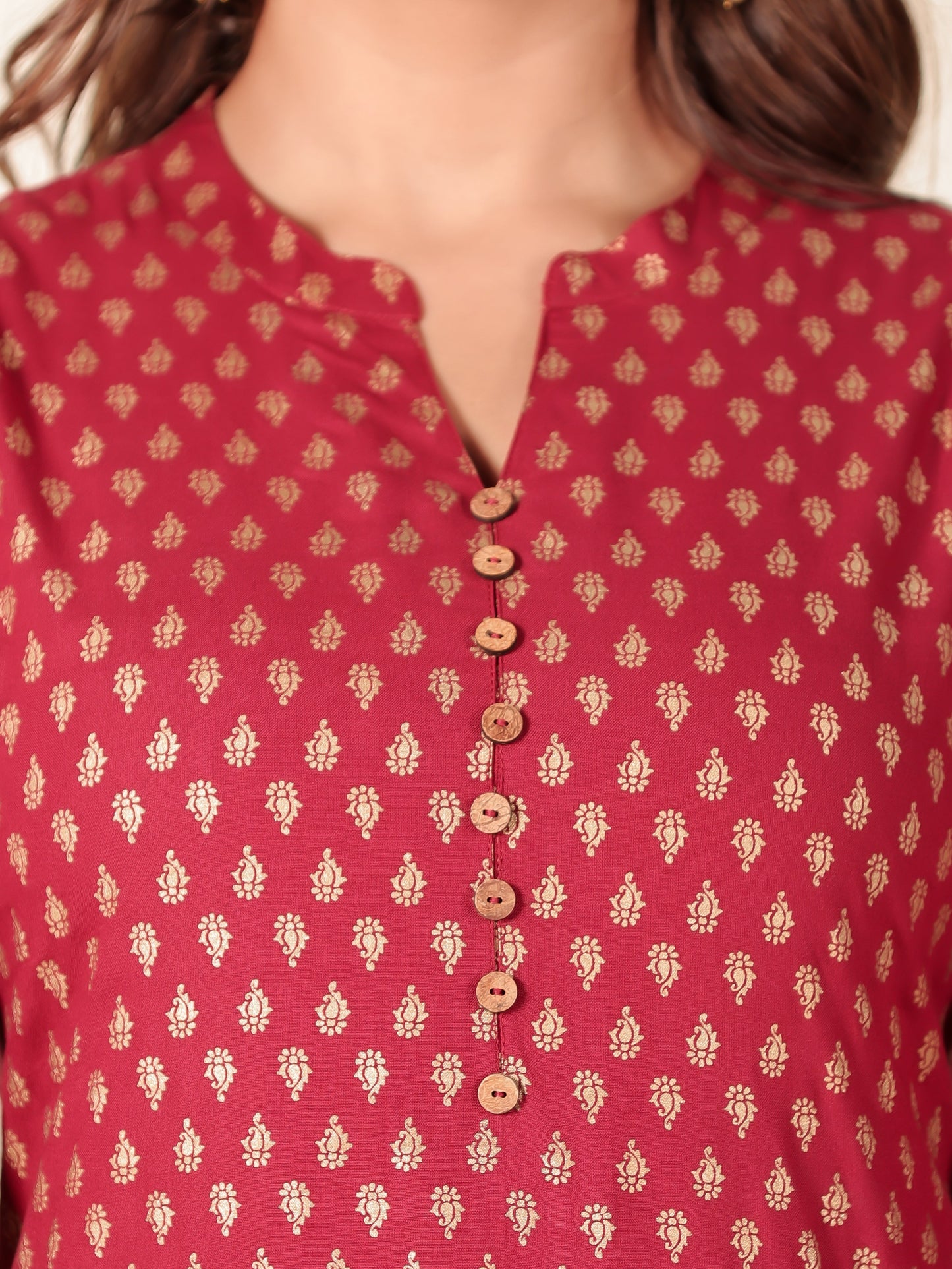 Rayon Floral Kurta