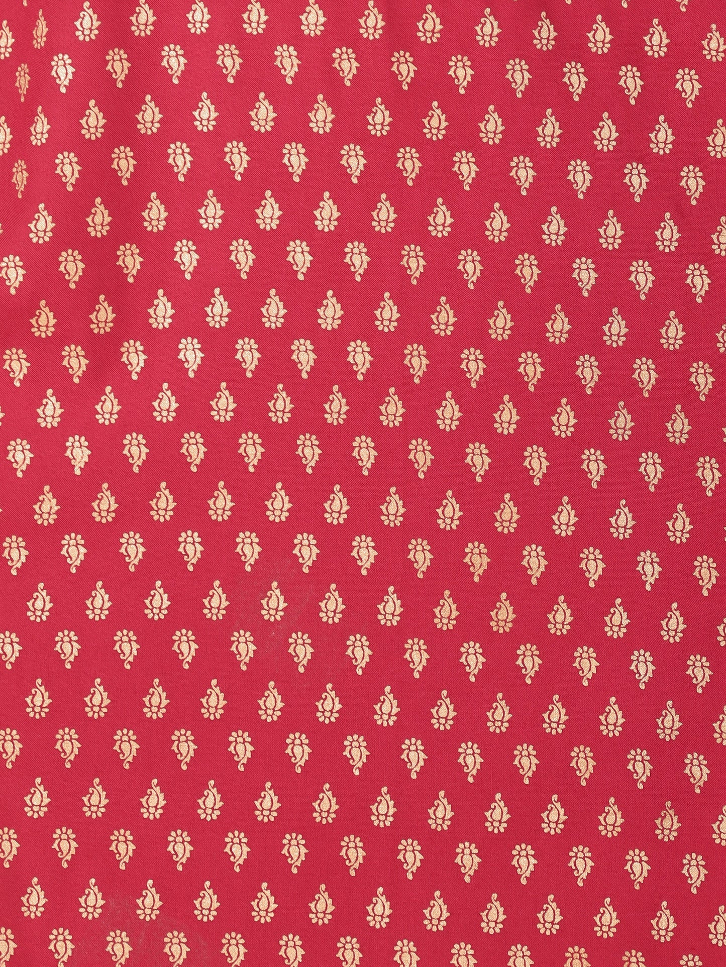 Viscose Butti Straight Red Kurta