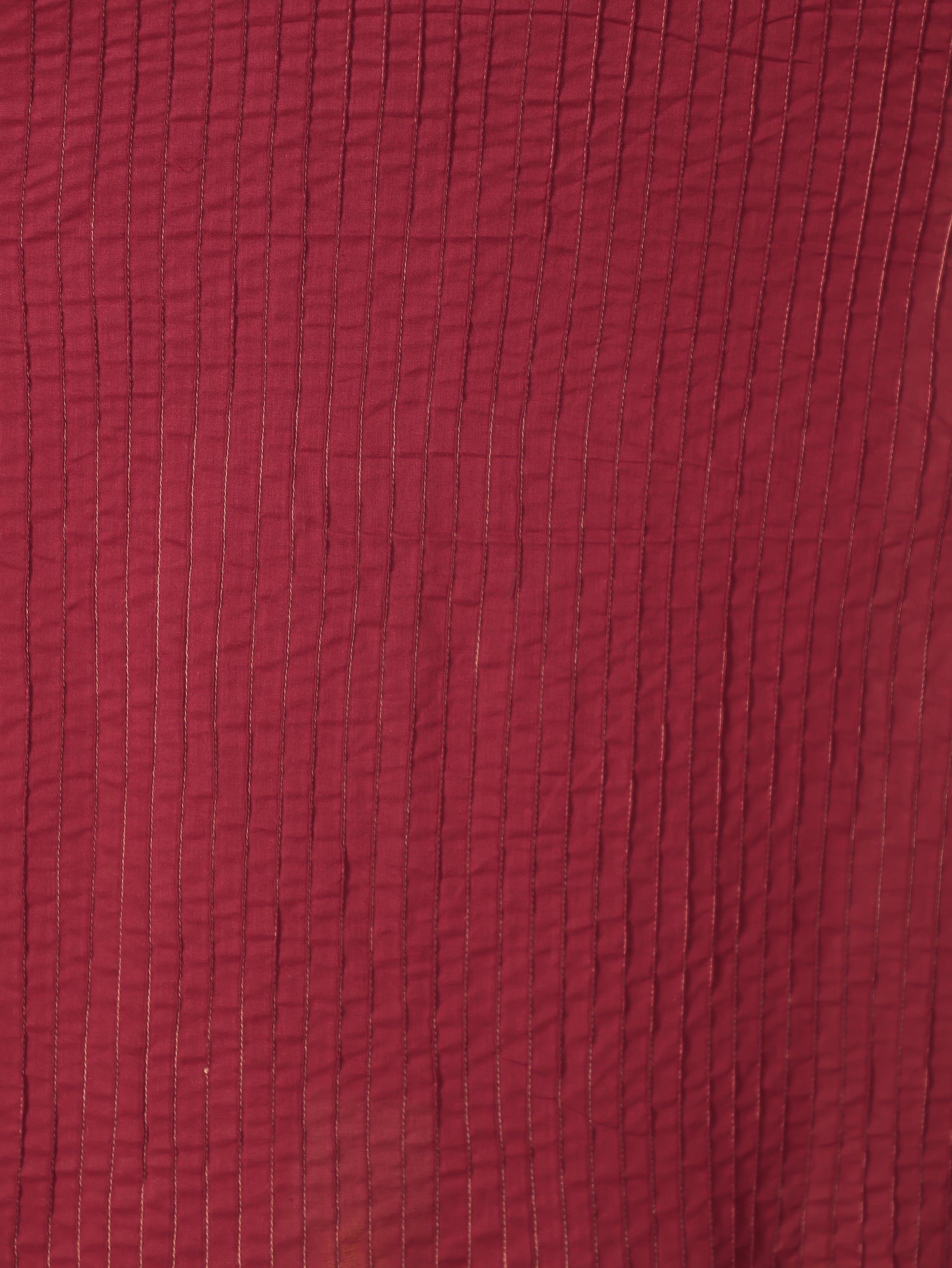 Soft Cotton Solid Straight Maroon Kurta