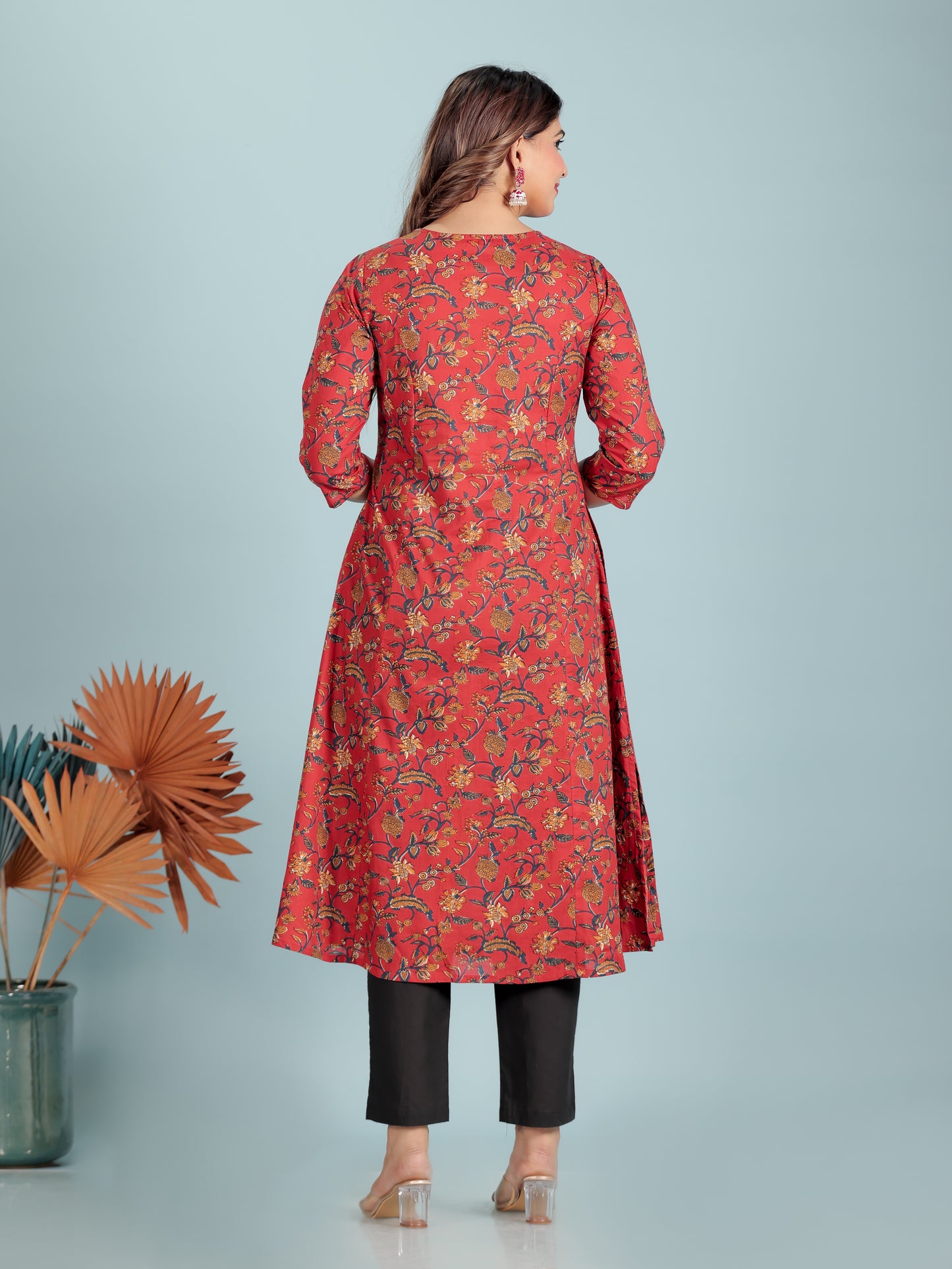 Soft Cotton Floral Kurta