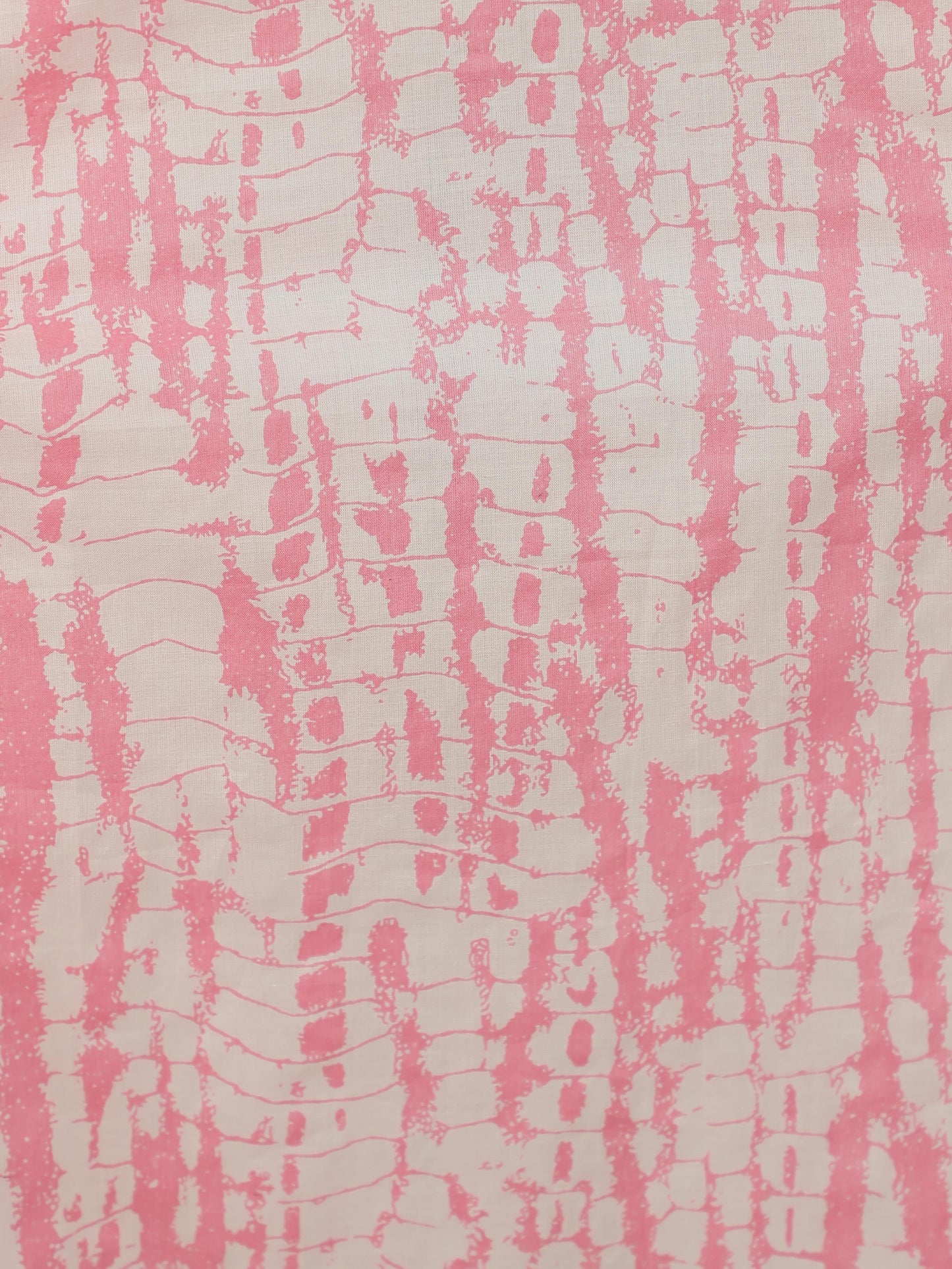 Soft Cotton Tie-dye A-line Off White Kurta