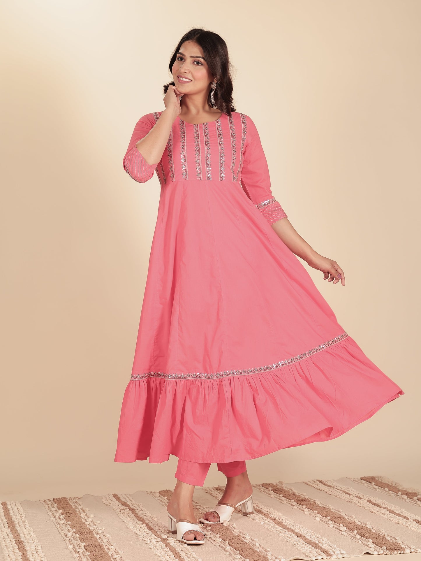 Soft Cotton Solid Kurta