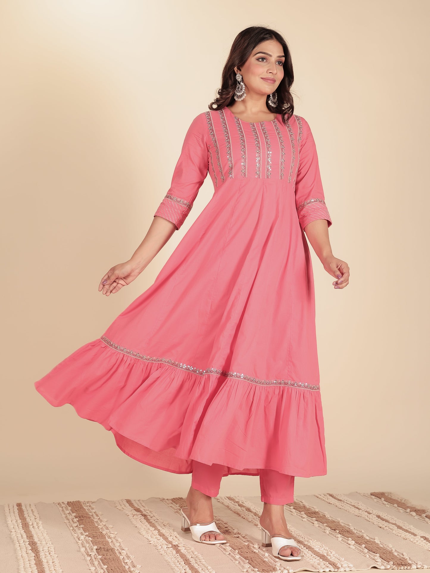 Soft Cotton Solid Kurta