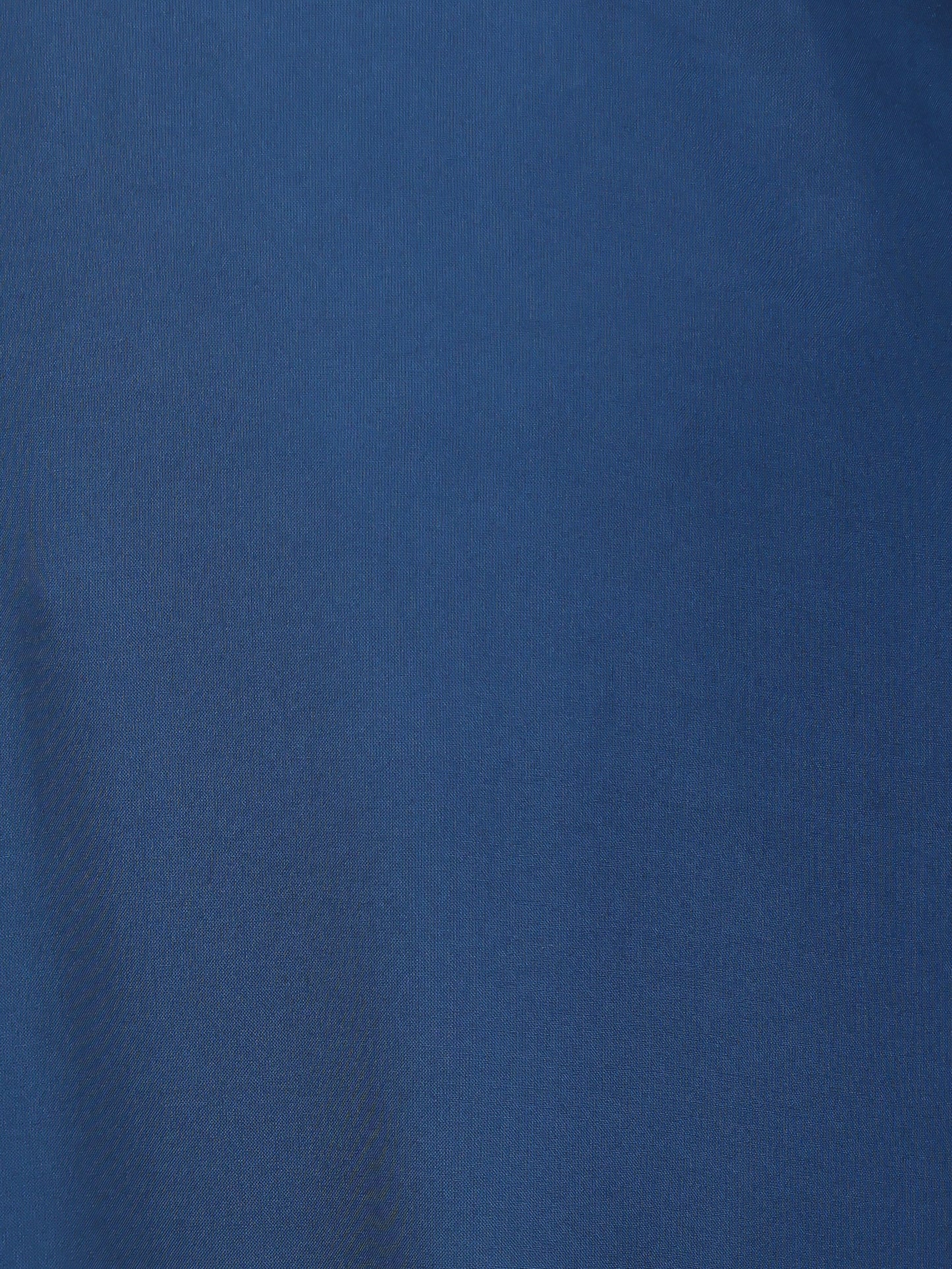 Embroidered Soft Cotton Solid Straight Blue Kurta