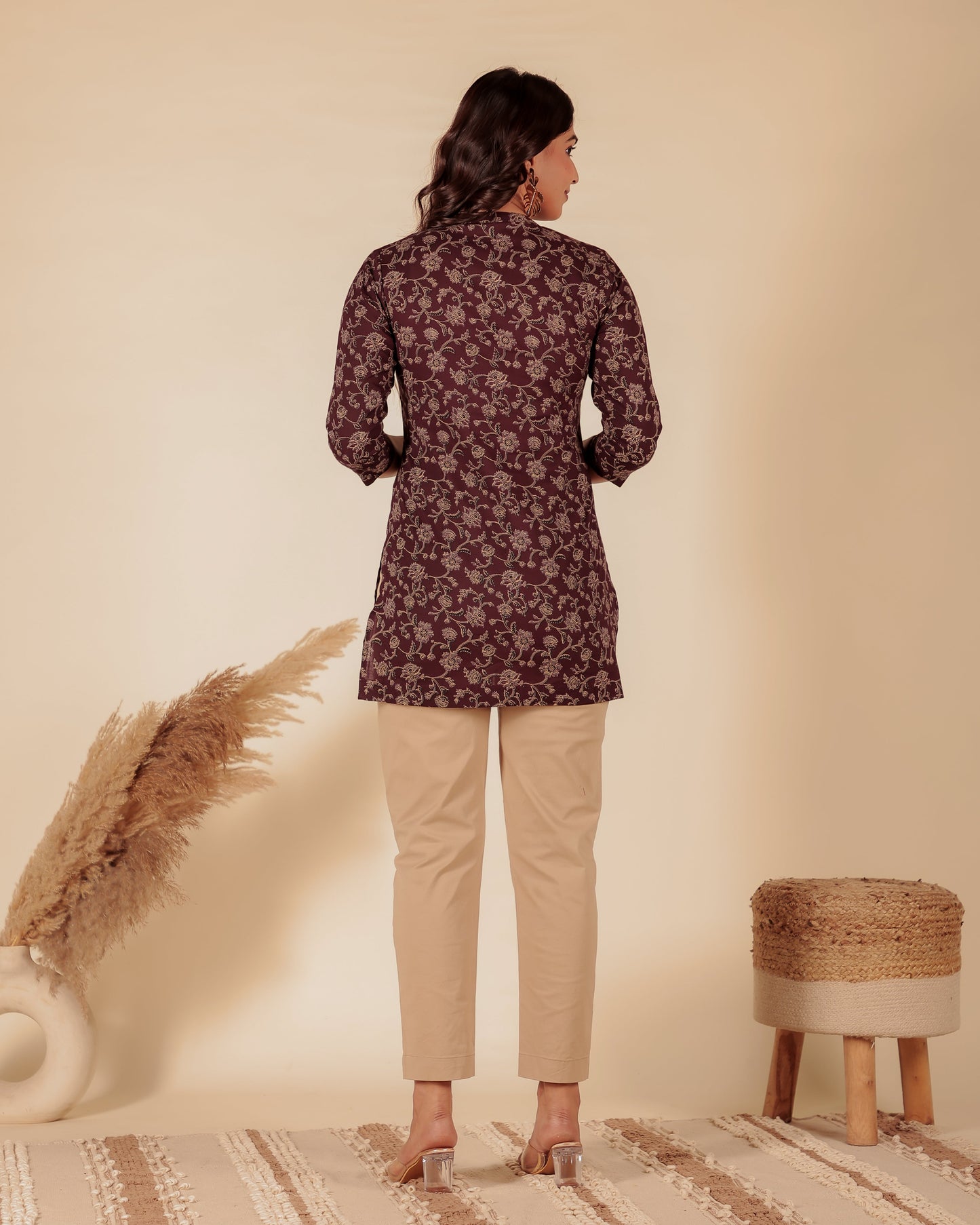 Soft Cotton Floral Kurta